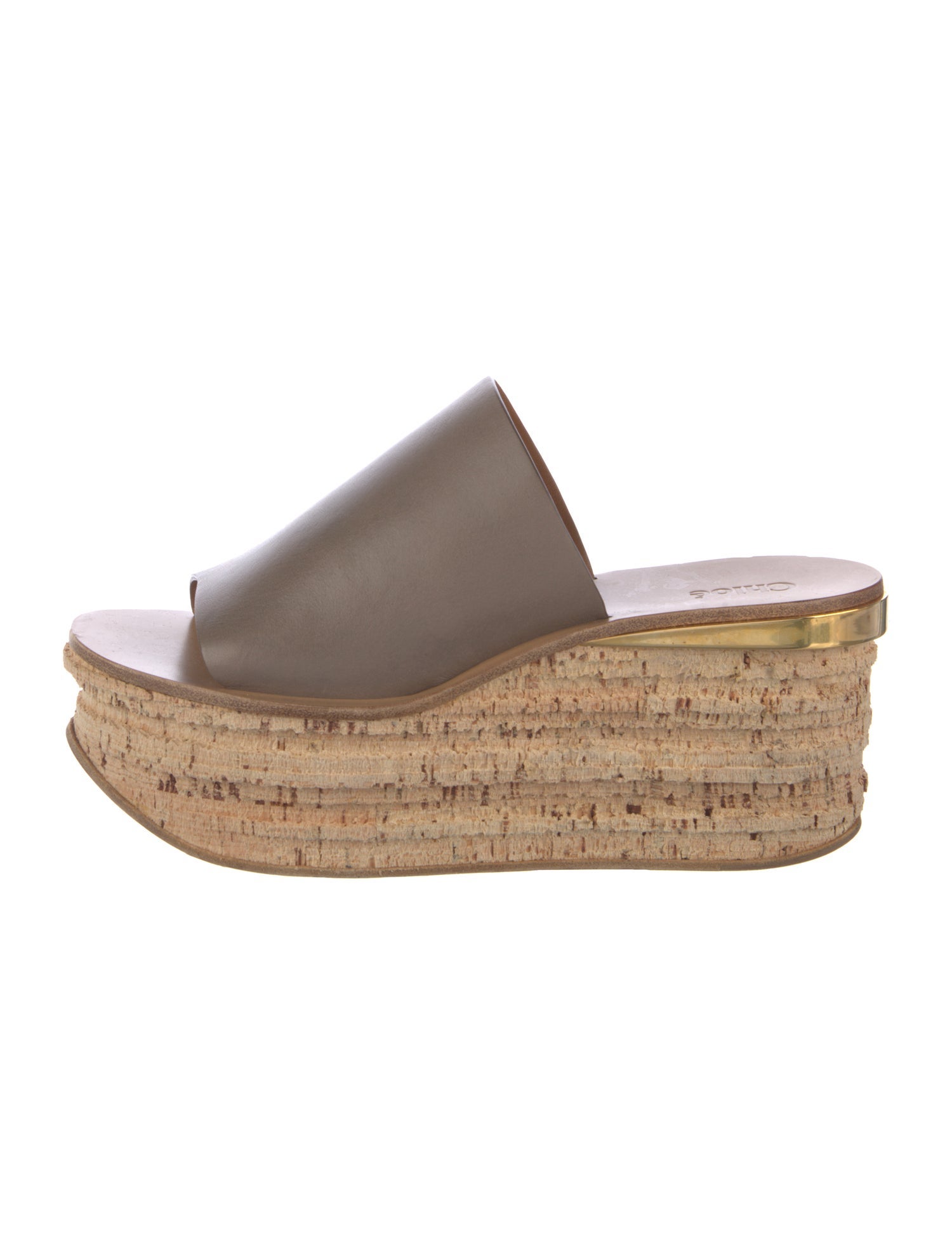 Chloé Leather Slides