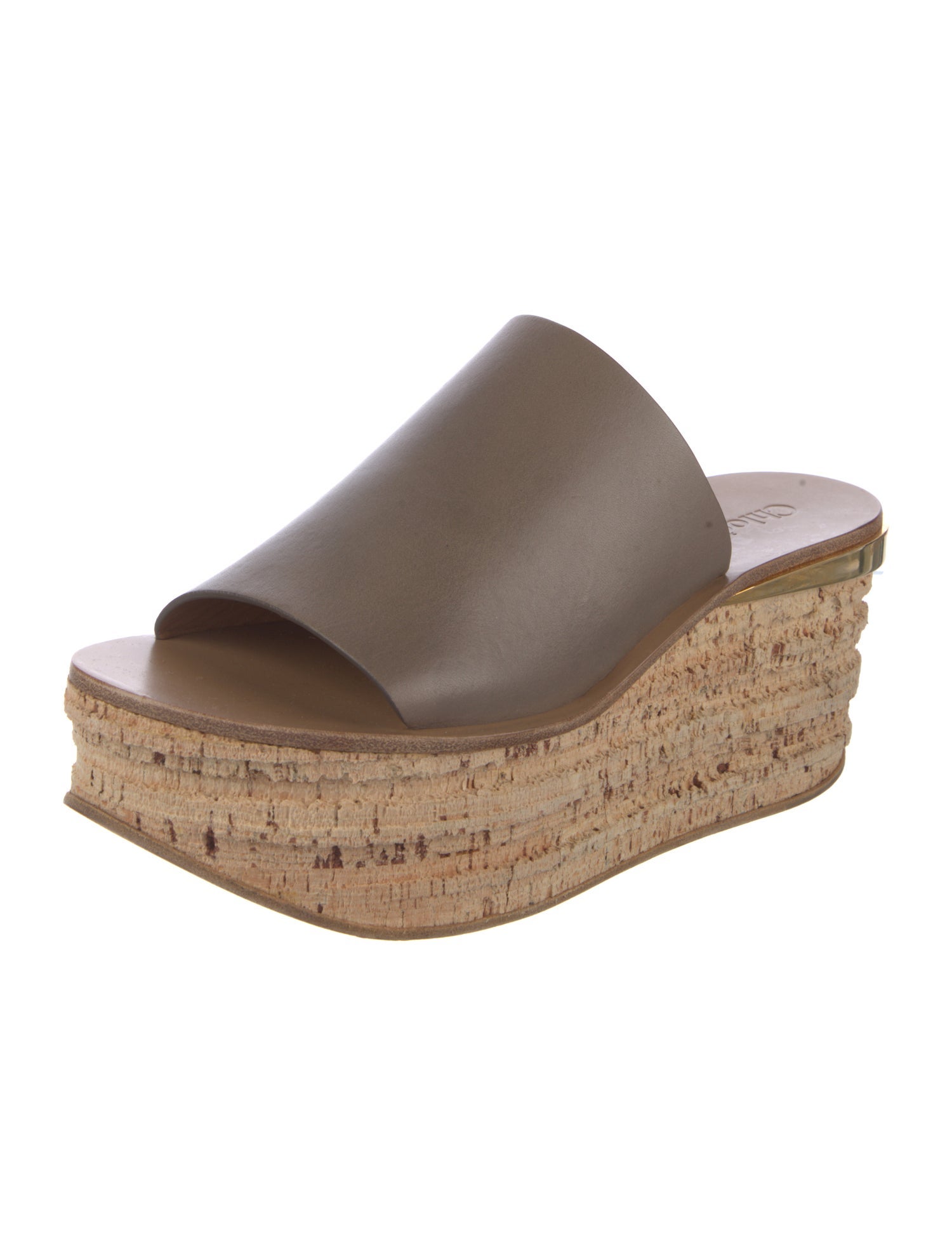 Chloé Leather Slides