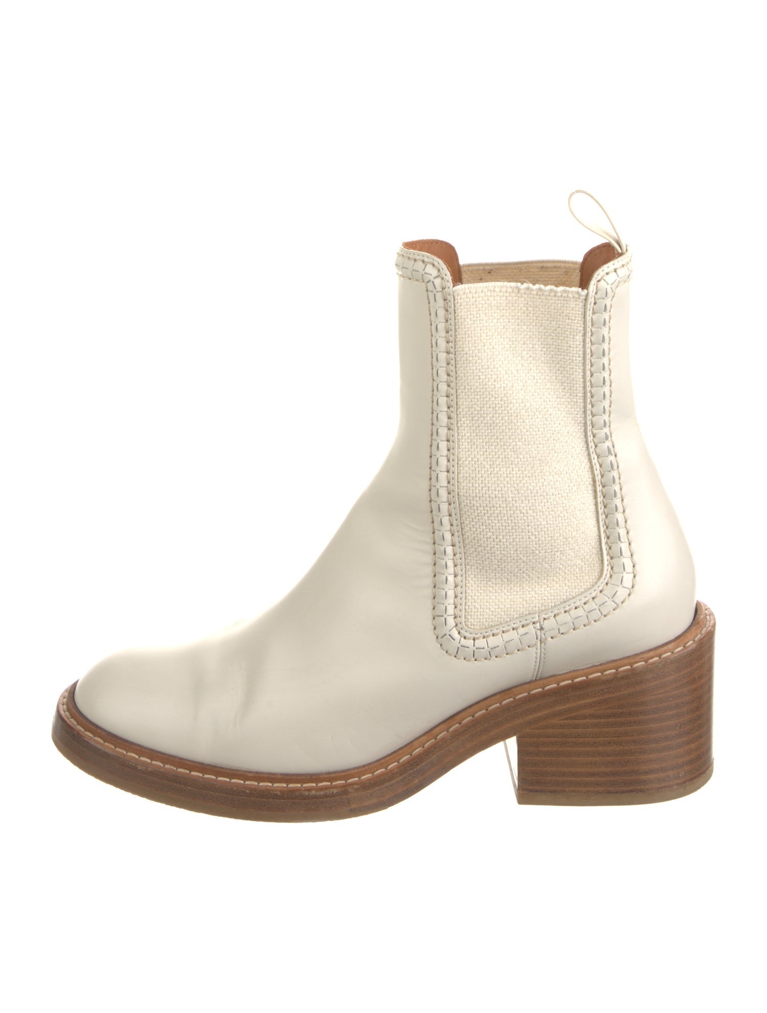 Chloé Leather Chelsea Boots