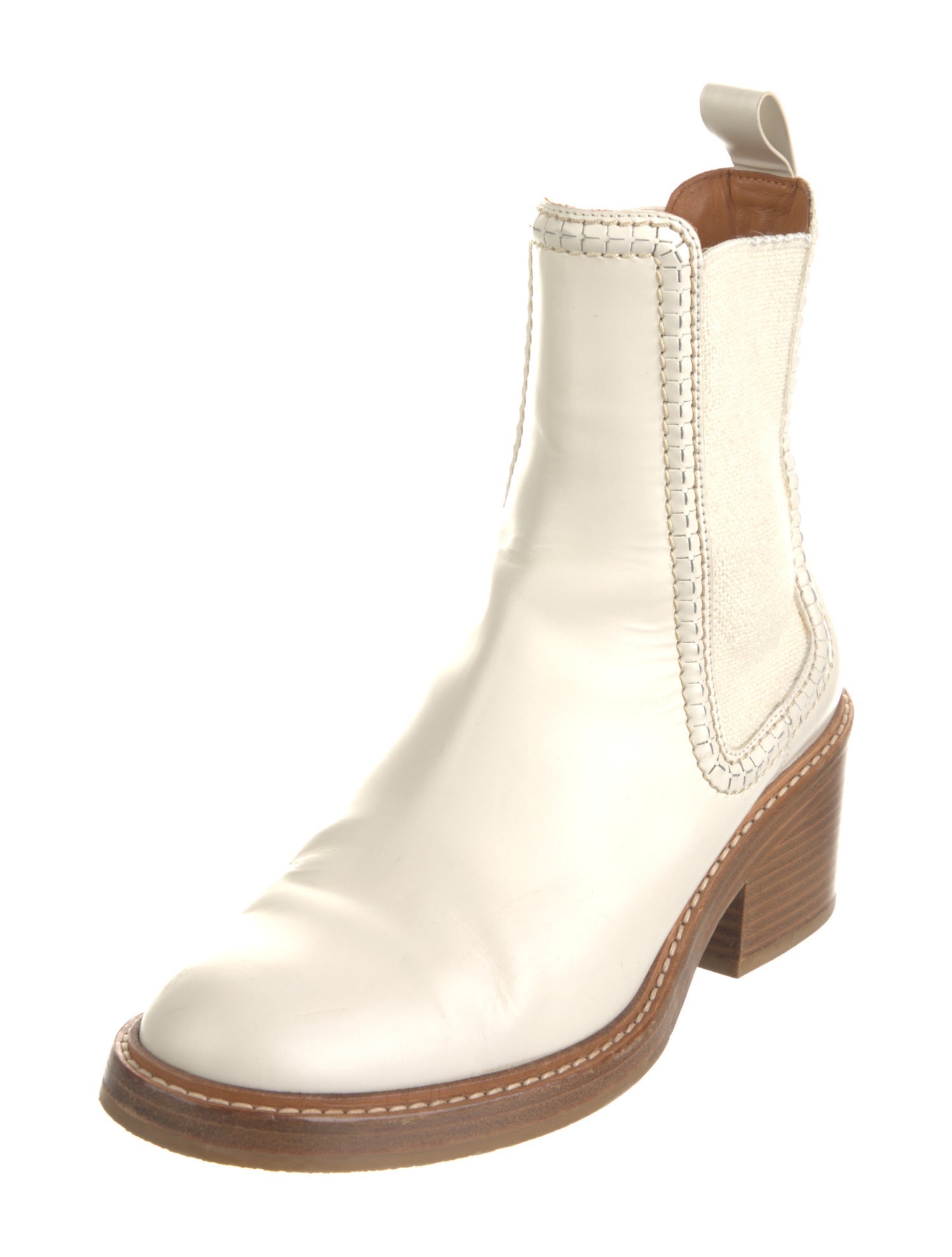 Chloé Leather Chelsea Boots
