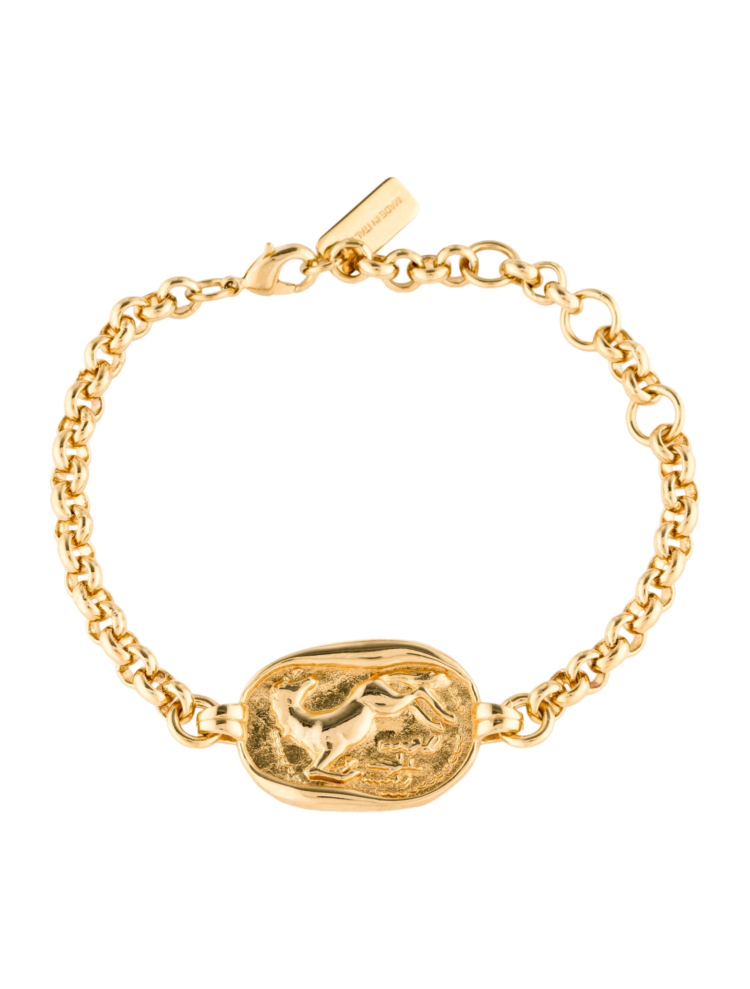 Chloé Equine Carved Station Bracelet