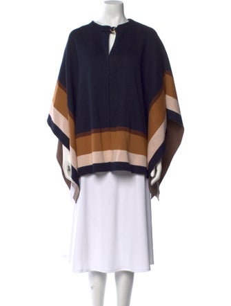 Chloé Colorblock Pattern Crew Neck Sweater