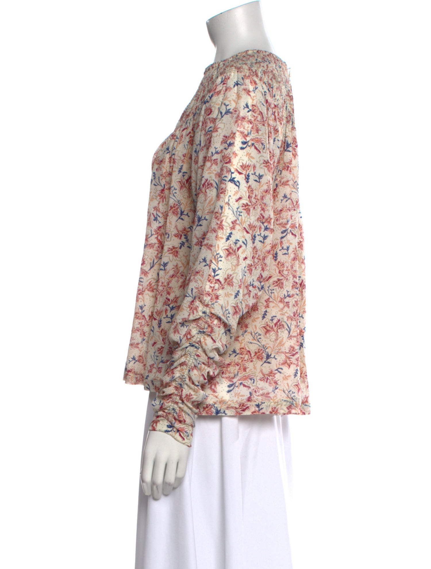 Chloé Silk Floral Print Blouse