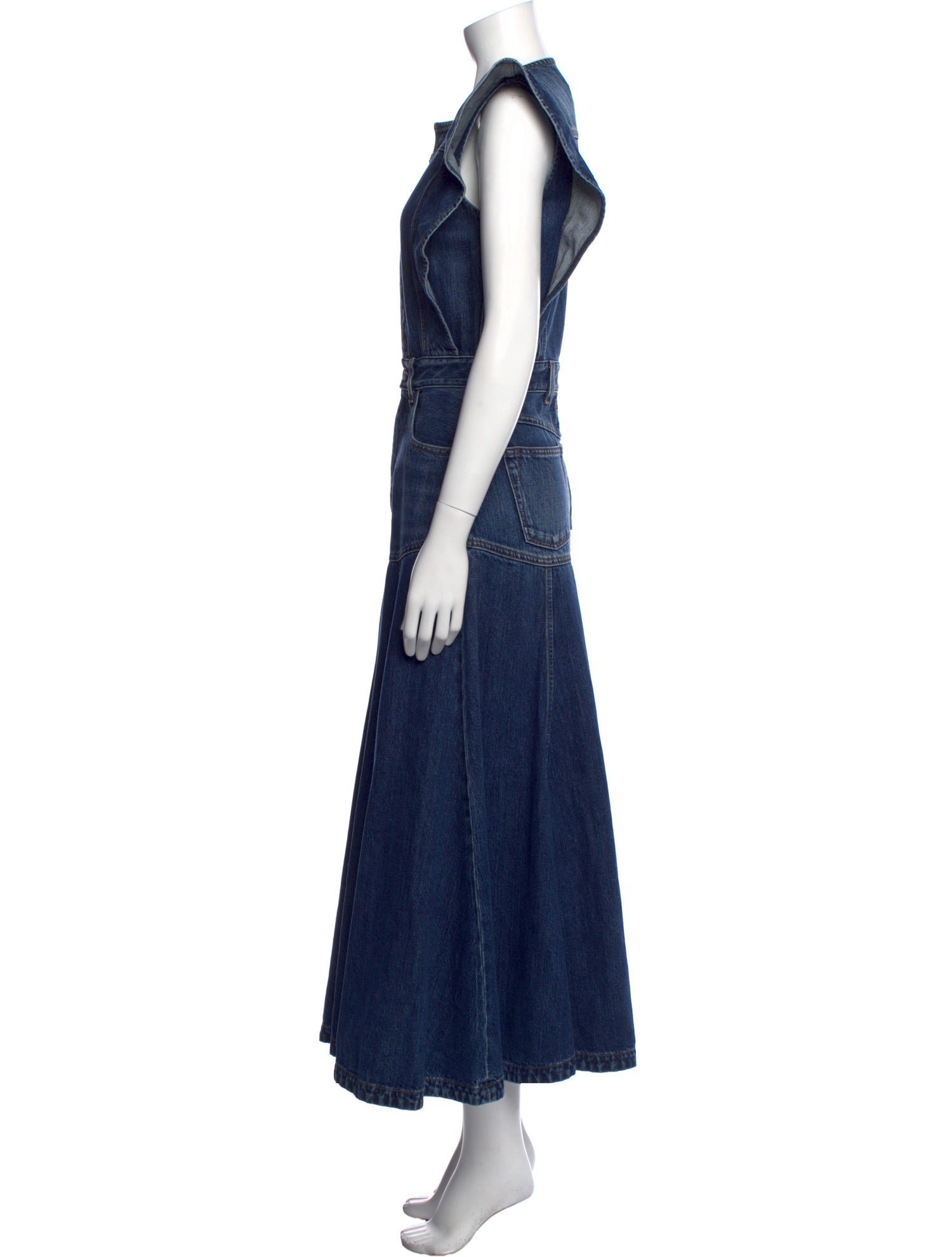 Chloé Crew Neck Long Dress