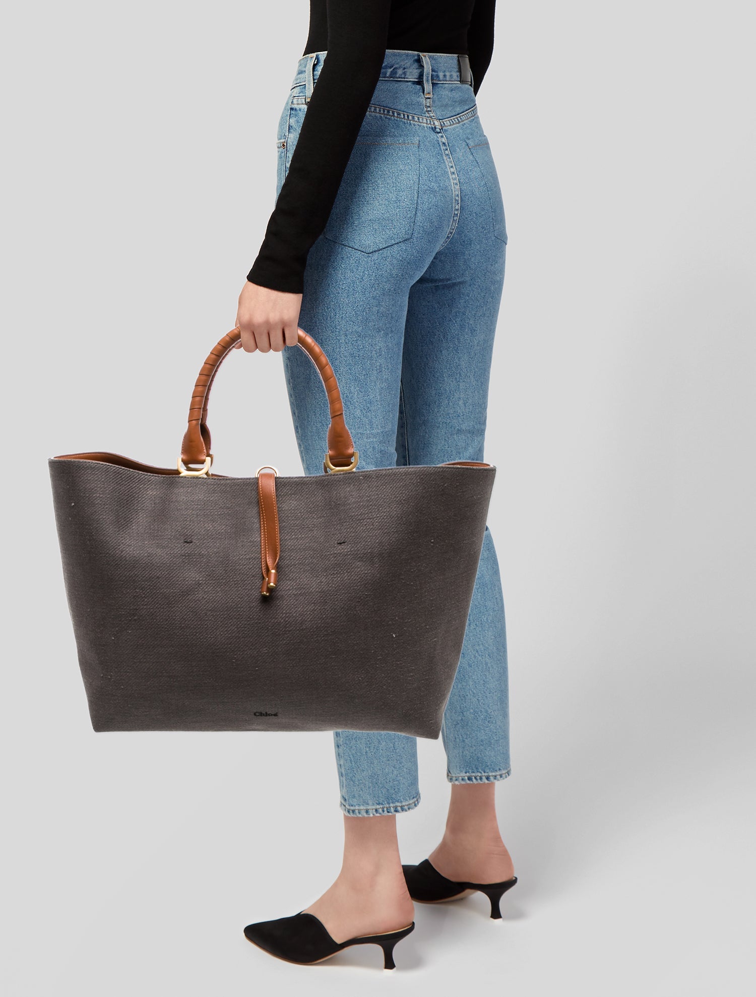 Chloé Canvas Shoulder Bag