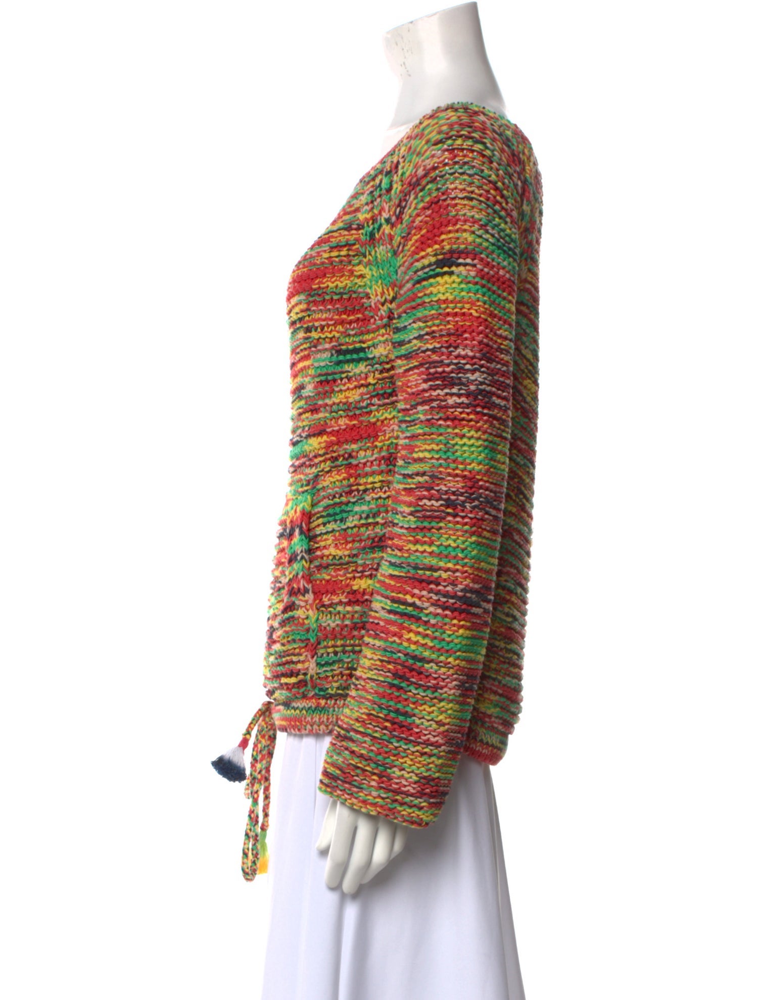 Chloé Striped Bateau Neckline Sweater