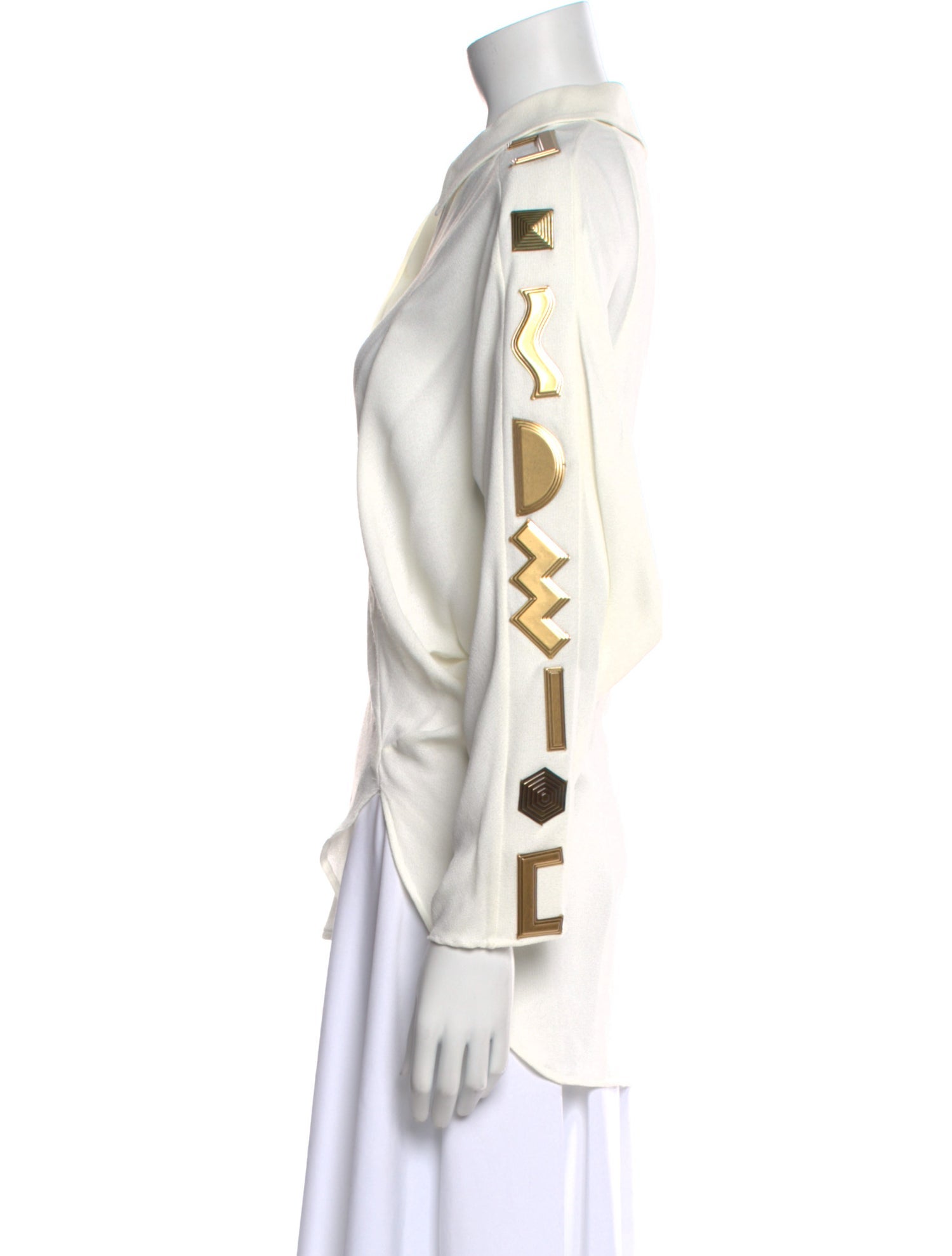 Chloé Long Sleeve Button-Up Top