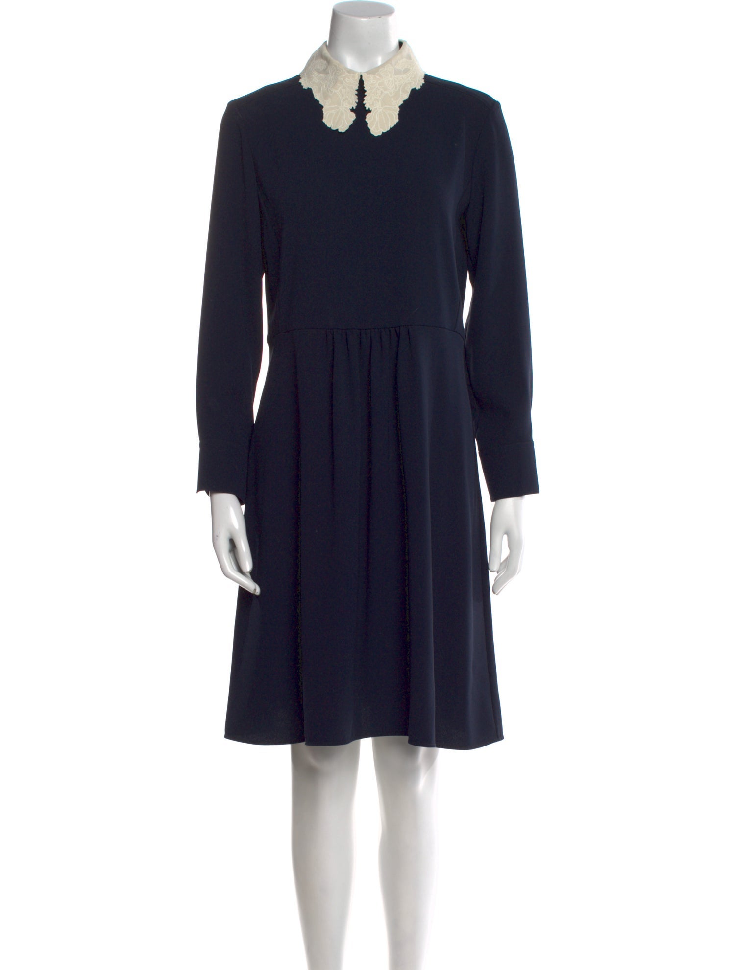 Chloé Colorblock Pattern Knee-Length Dress