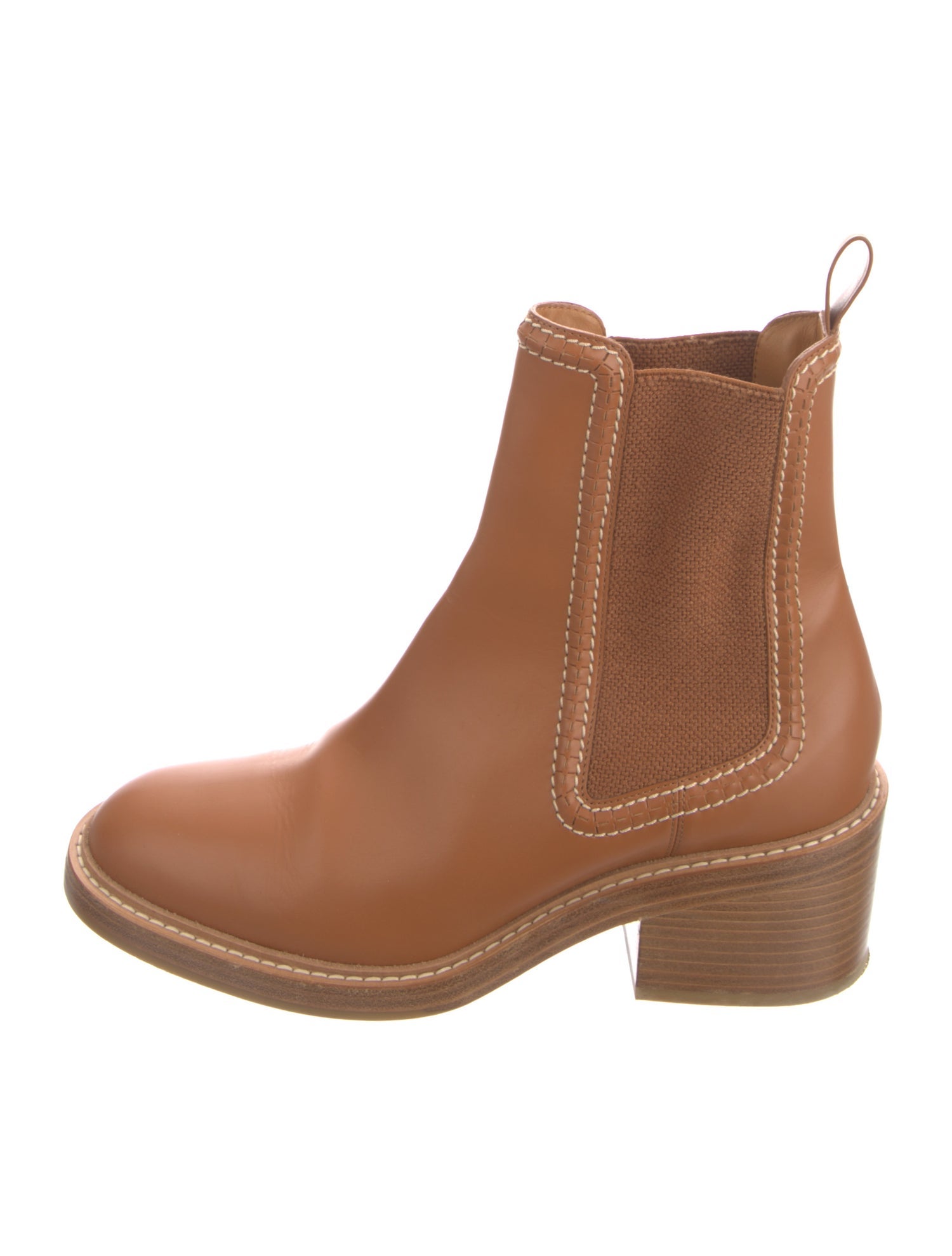 Chloé Leather Chelsea Boots
