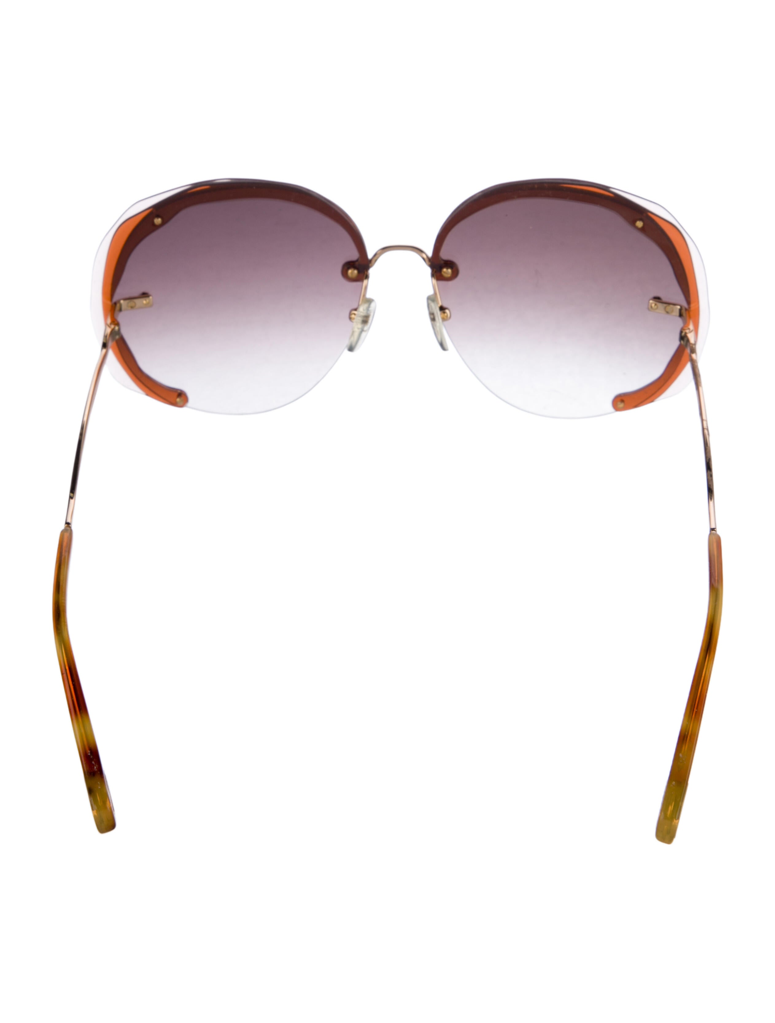 Chloé Oversize Gradient Sunglasses