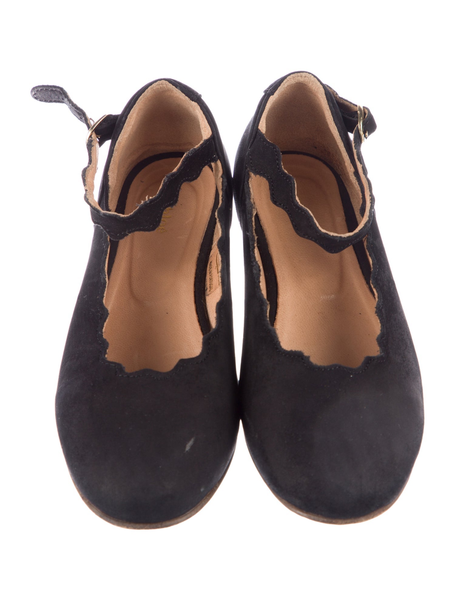 Chloé Girls' Leather Ballet Flats