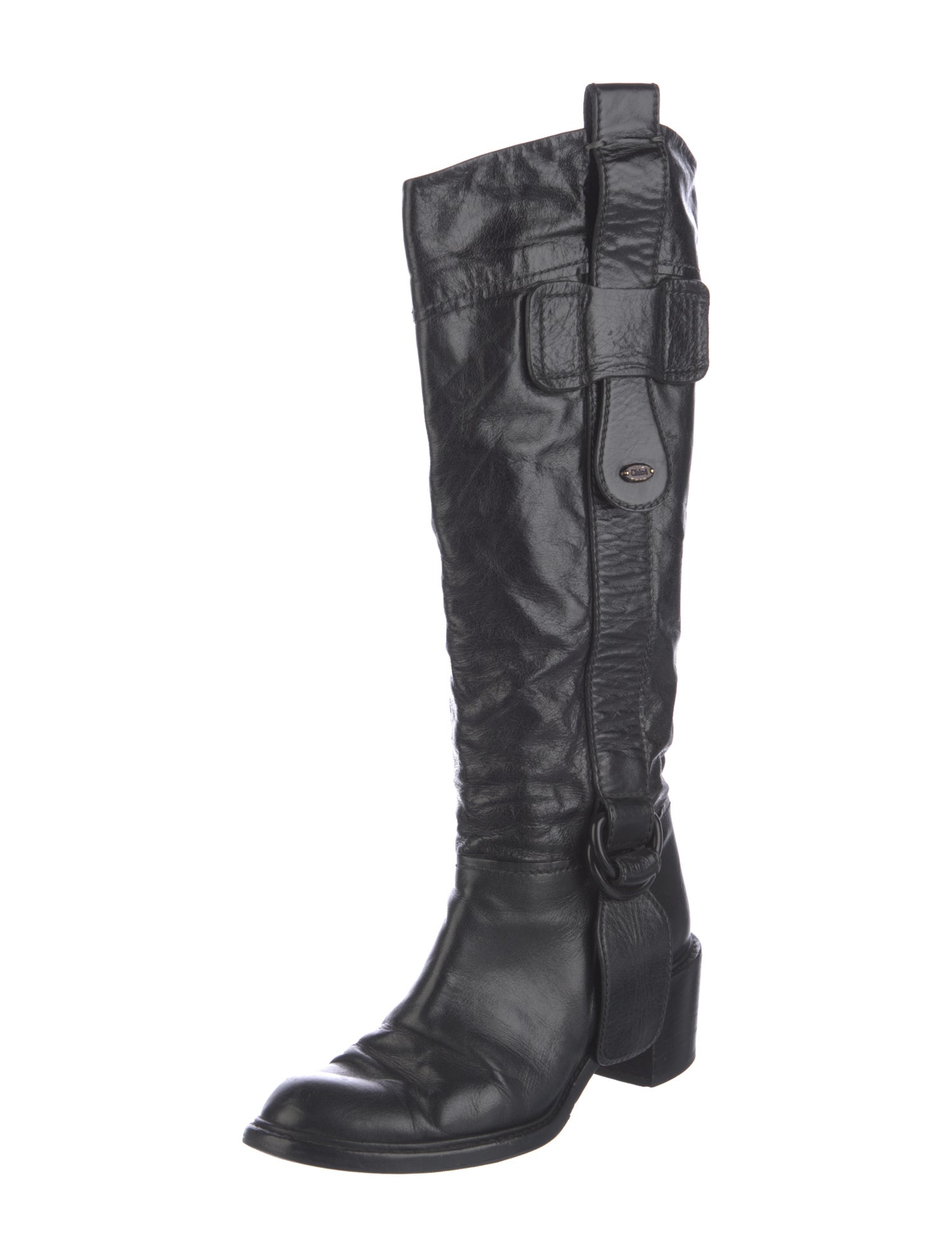 Chloé Leather Riding Boots