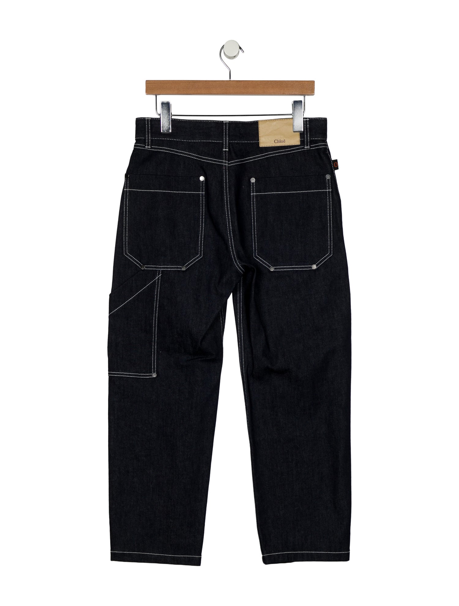 Chloé Mid-Rise Straight Leg Jeans