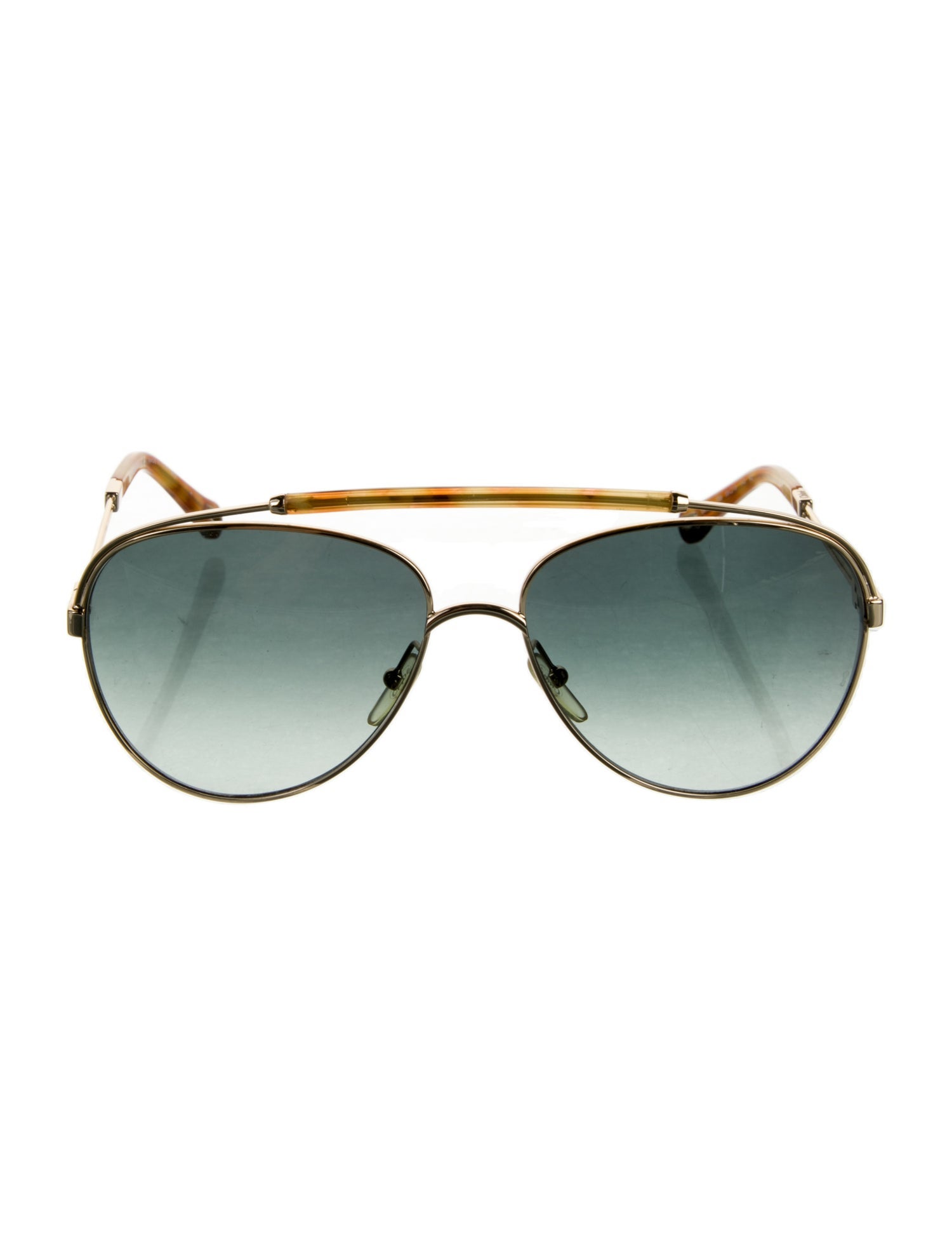 Chloé Aviator Gradient Sunglasses