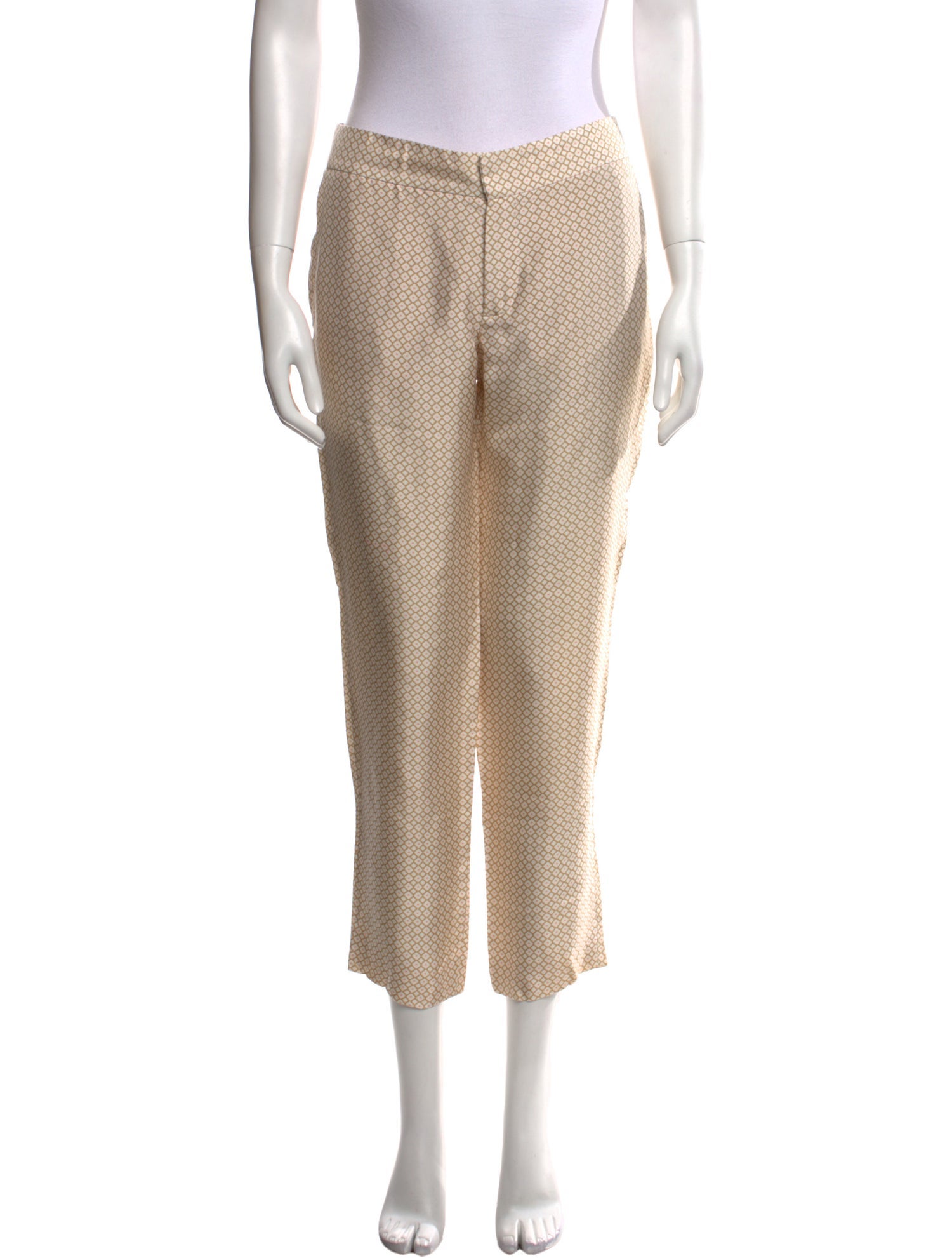 Chloé Silk Straight Leg Pants