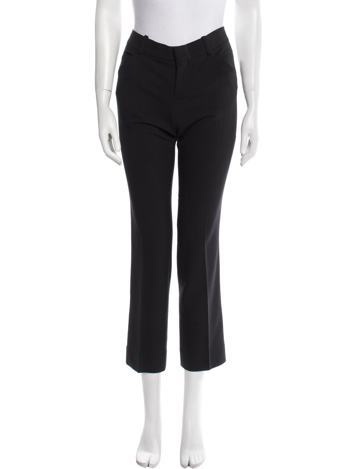 Chloé Silk Straight Leg Pants