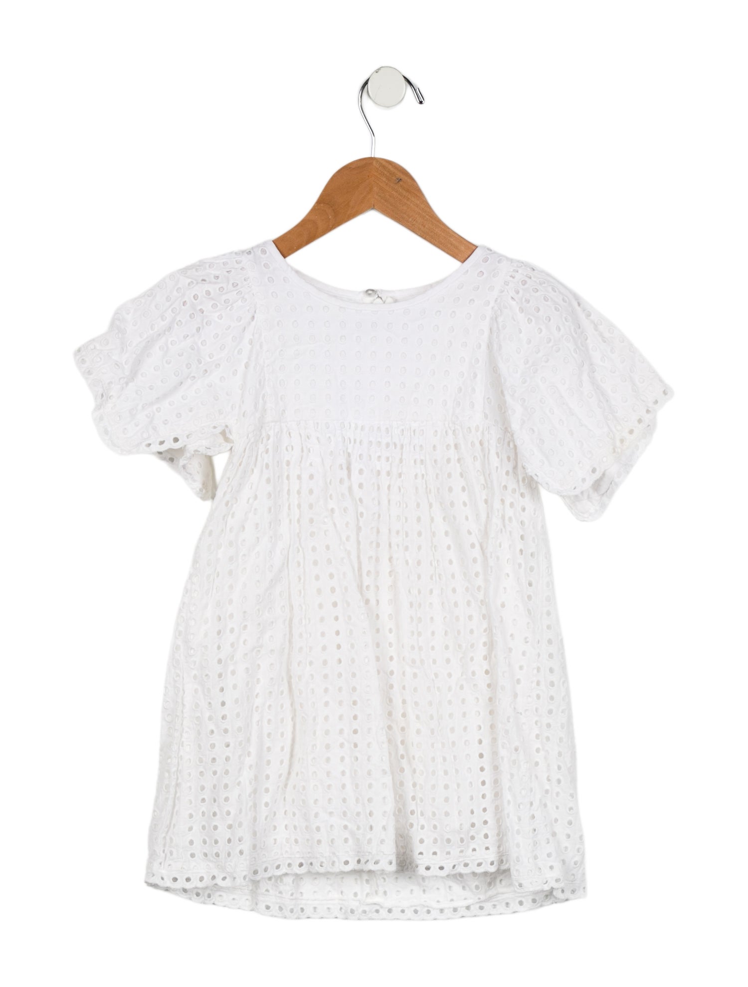 Chloé Girls' Eyelet Dress