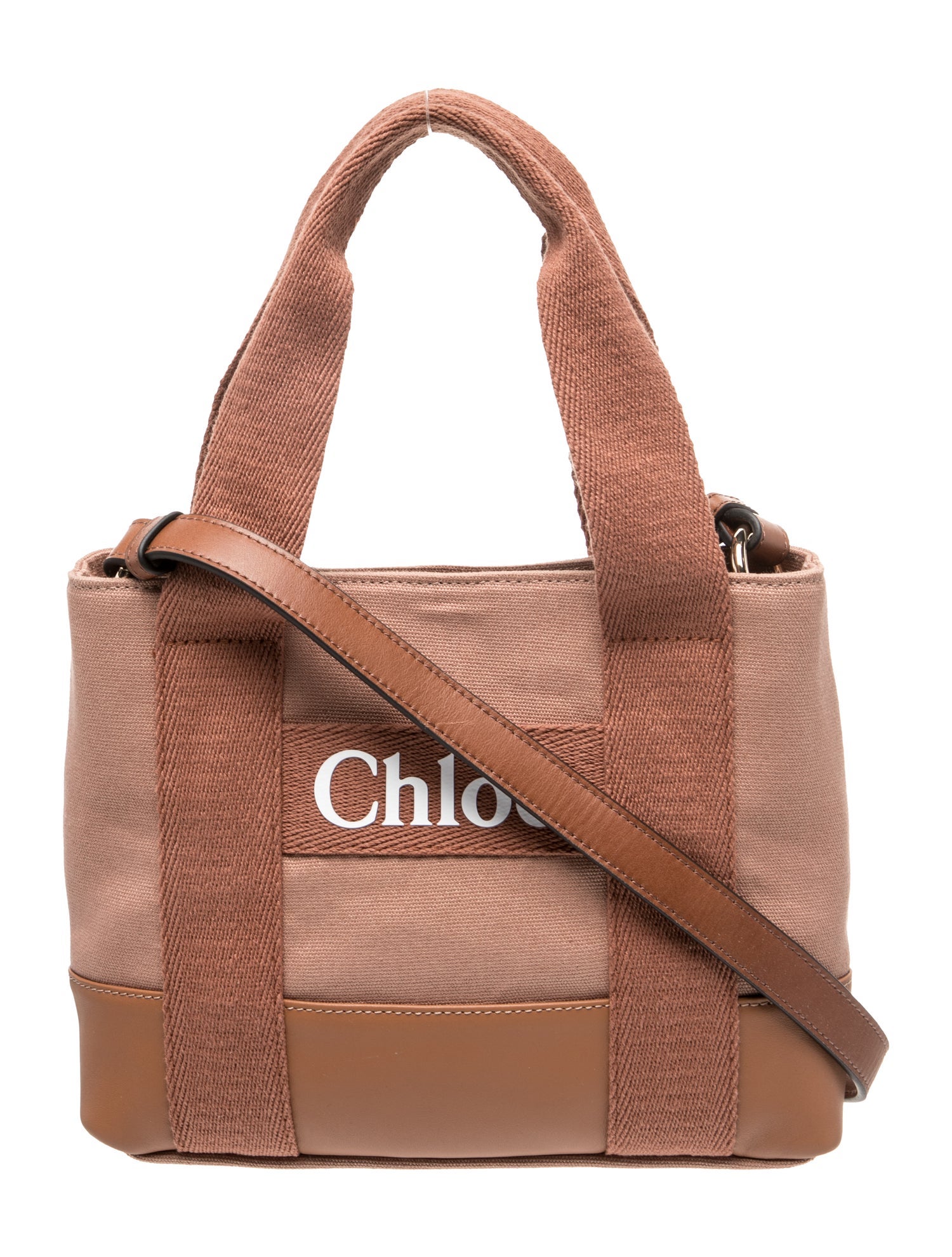 Chloé Canvas Top Handle Bag w/ Tags