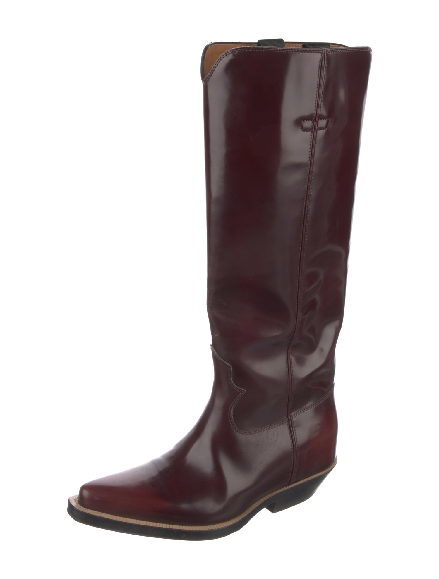 Chloé Leather Riding Boots