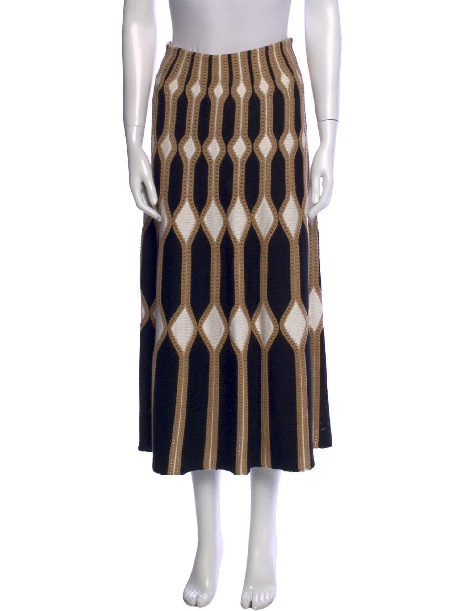 Chloé Wool Midi Length Skirt