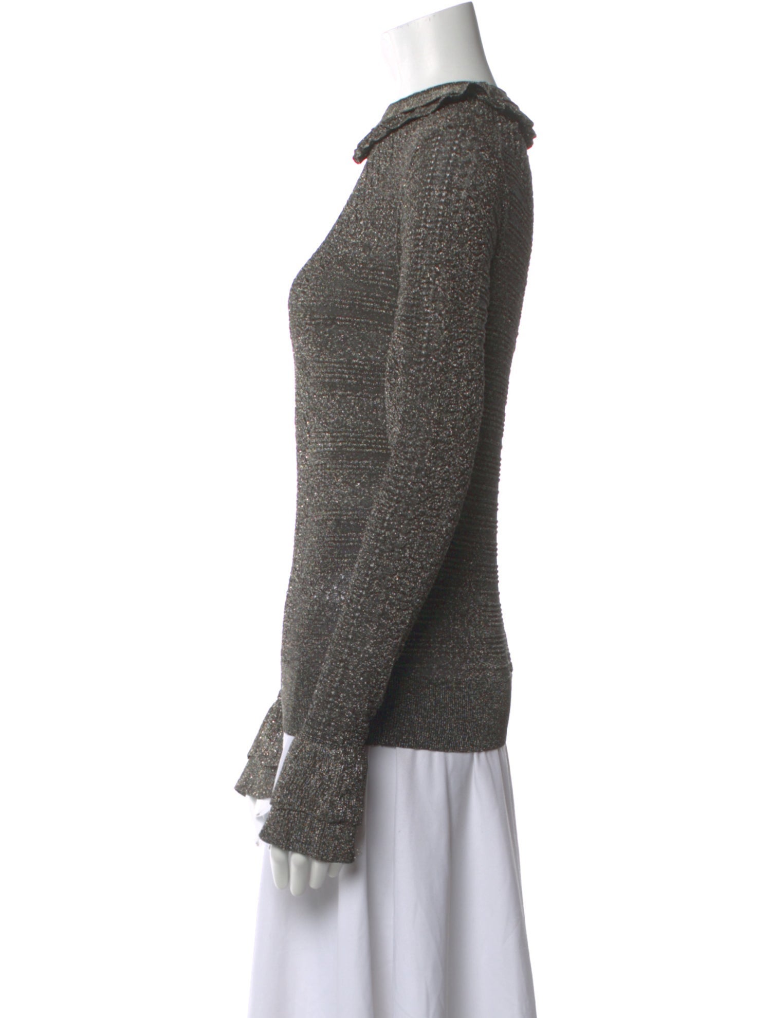 Chloé Bateau Neckline Long Sleeve Sweatshirt