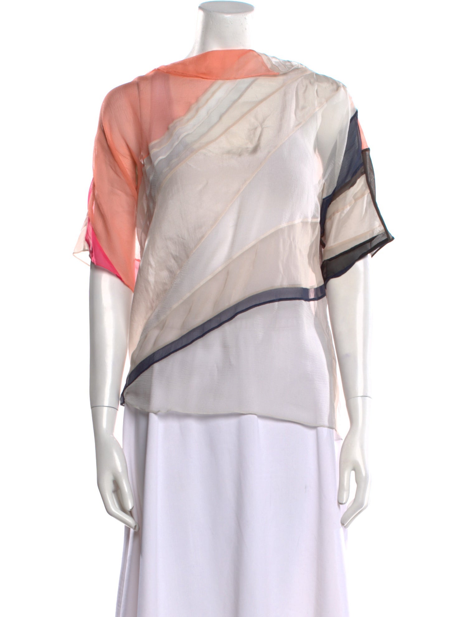 Chloé Silk Striped Blouse