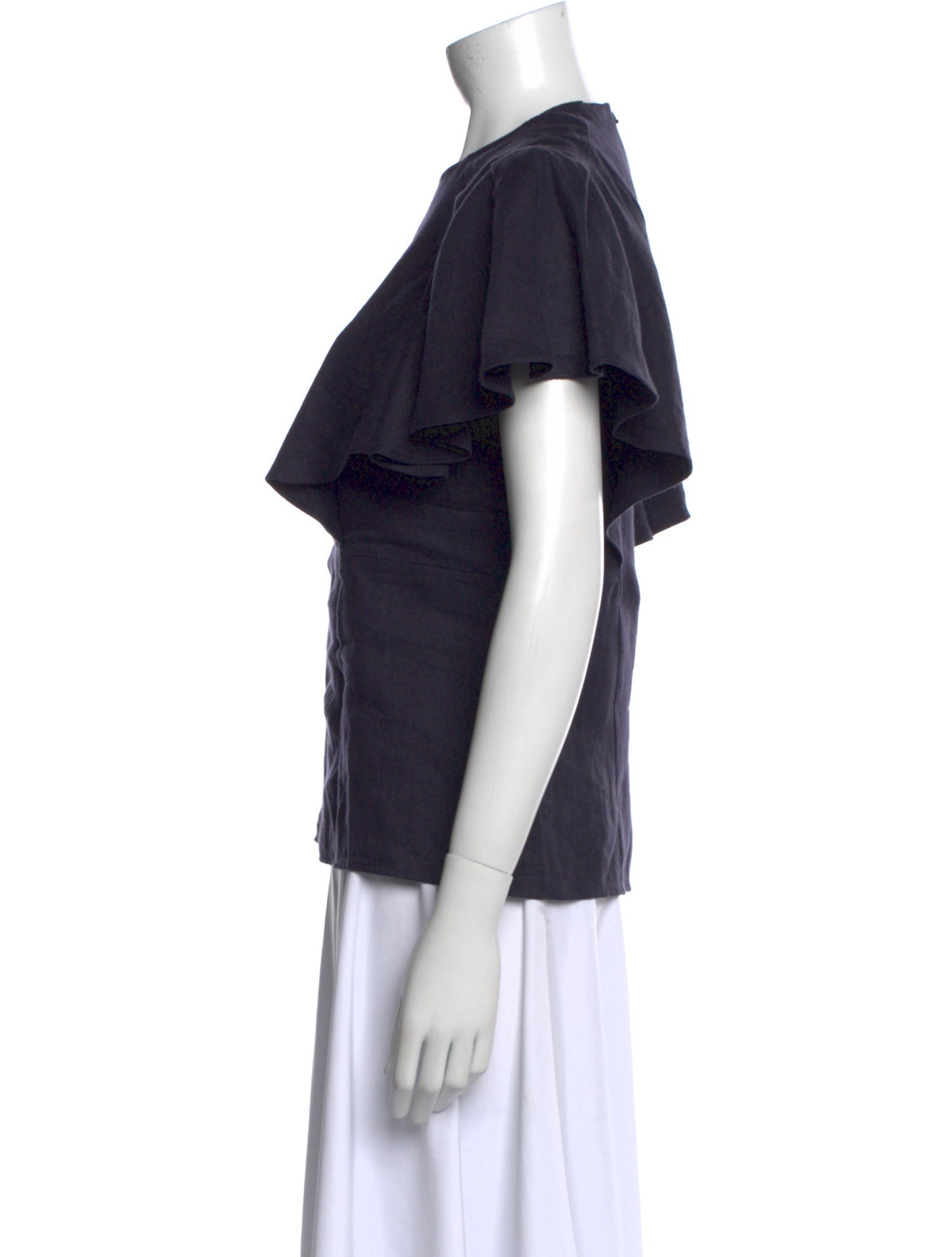 Chloé Linen Crew Neck T-Shirt