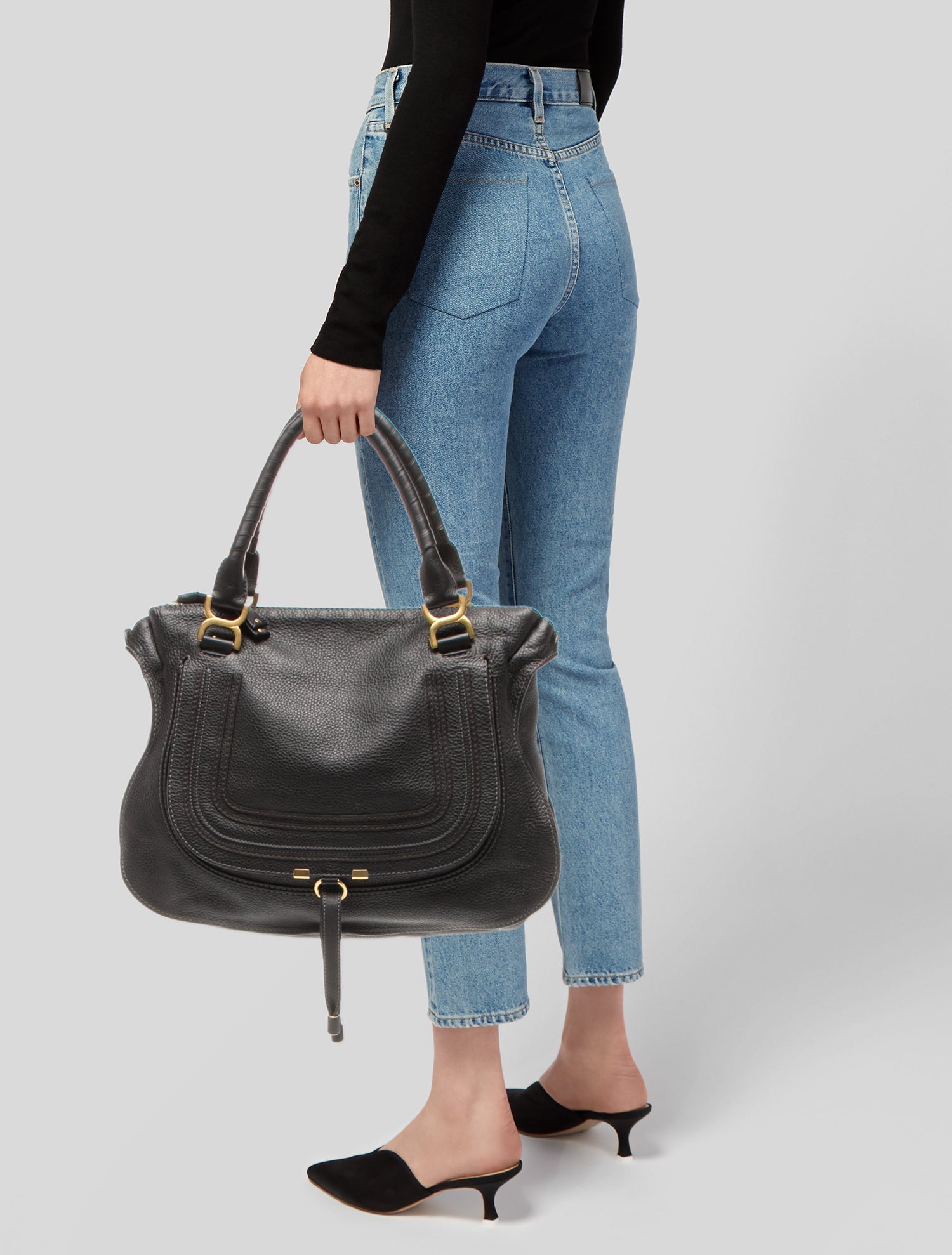 Chloé Leather Top Handle Bag