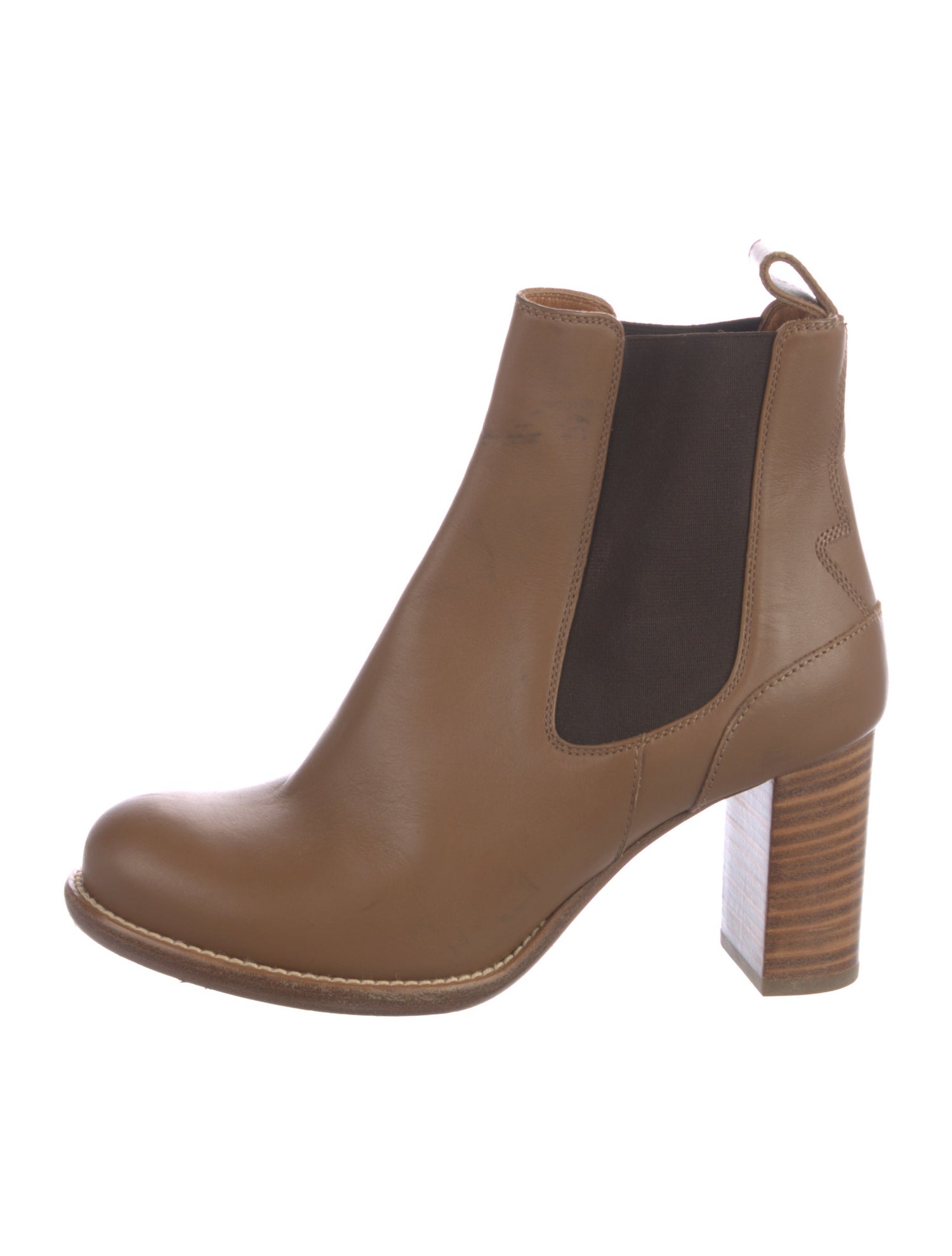 Chloé Leather Chelsea Boots