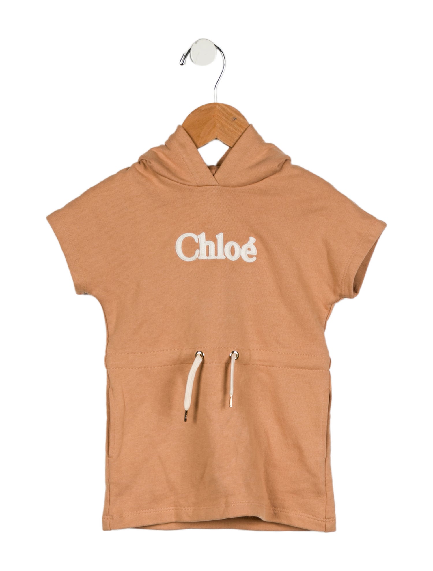 Chloé Toddler Girls' Logo Printed Short Sleeve Dress