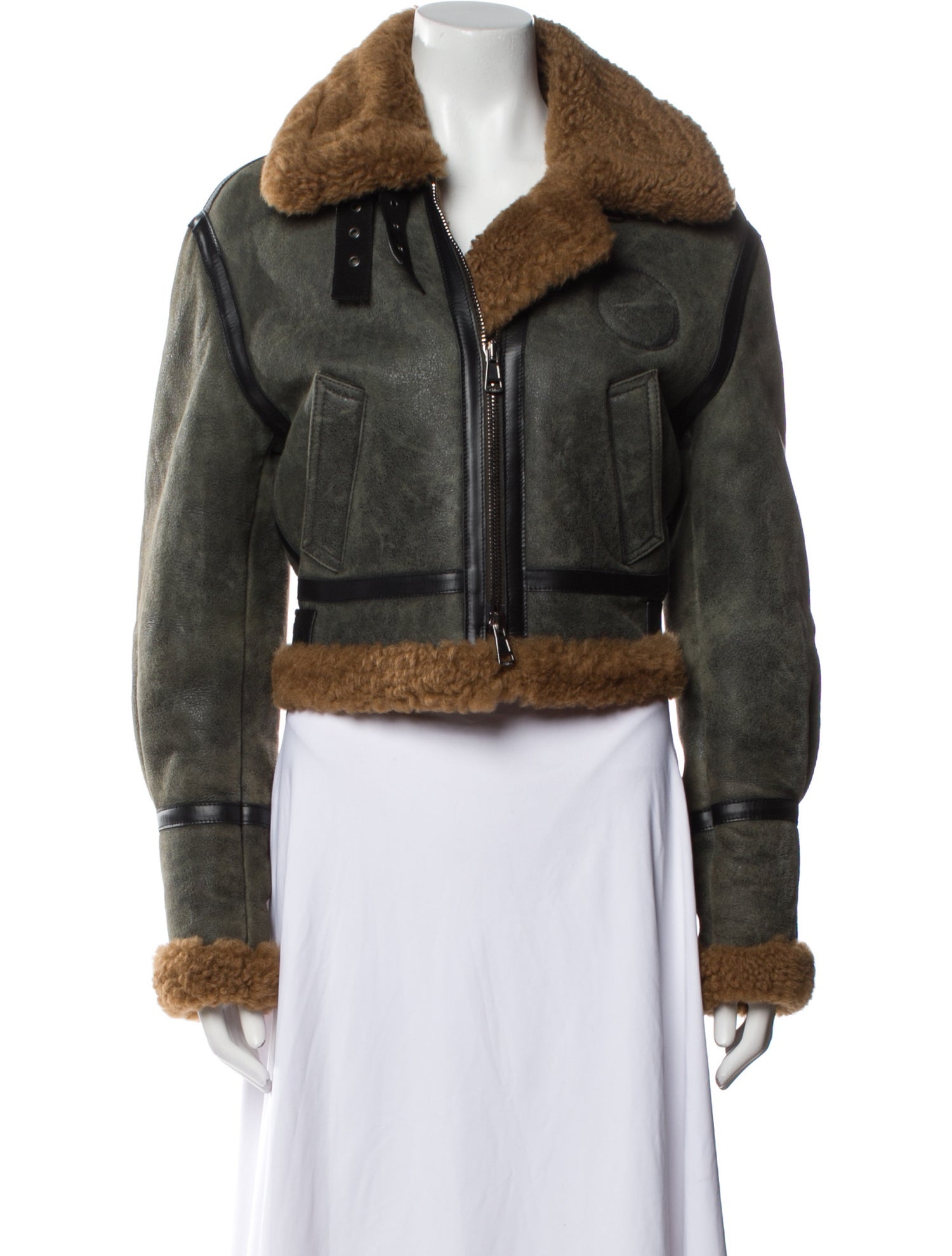 Chloé Lamb Leather Biker Jacket