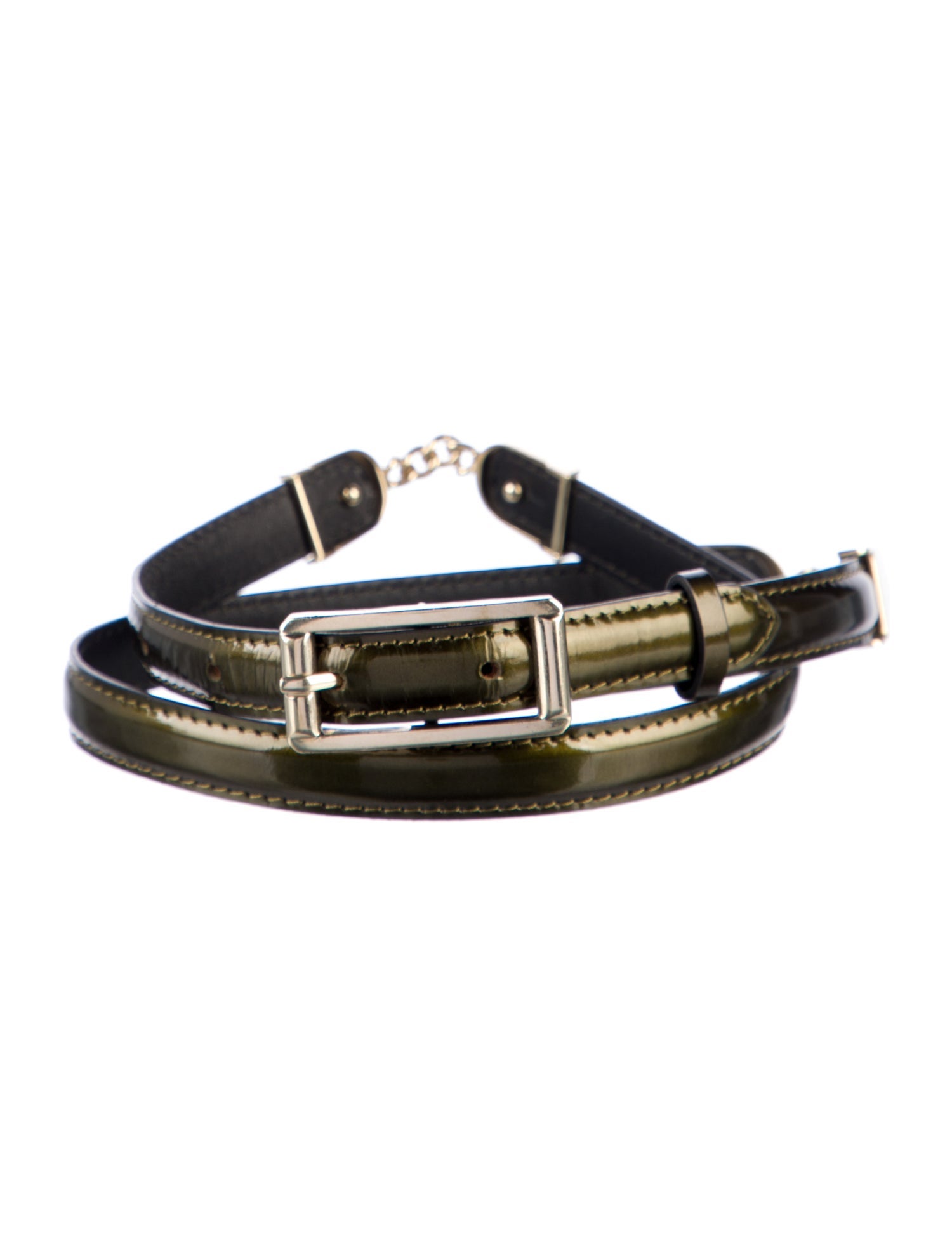 Chloé Skinny Patent Leather Waist Belt