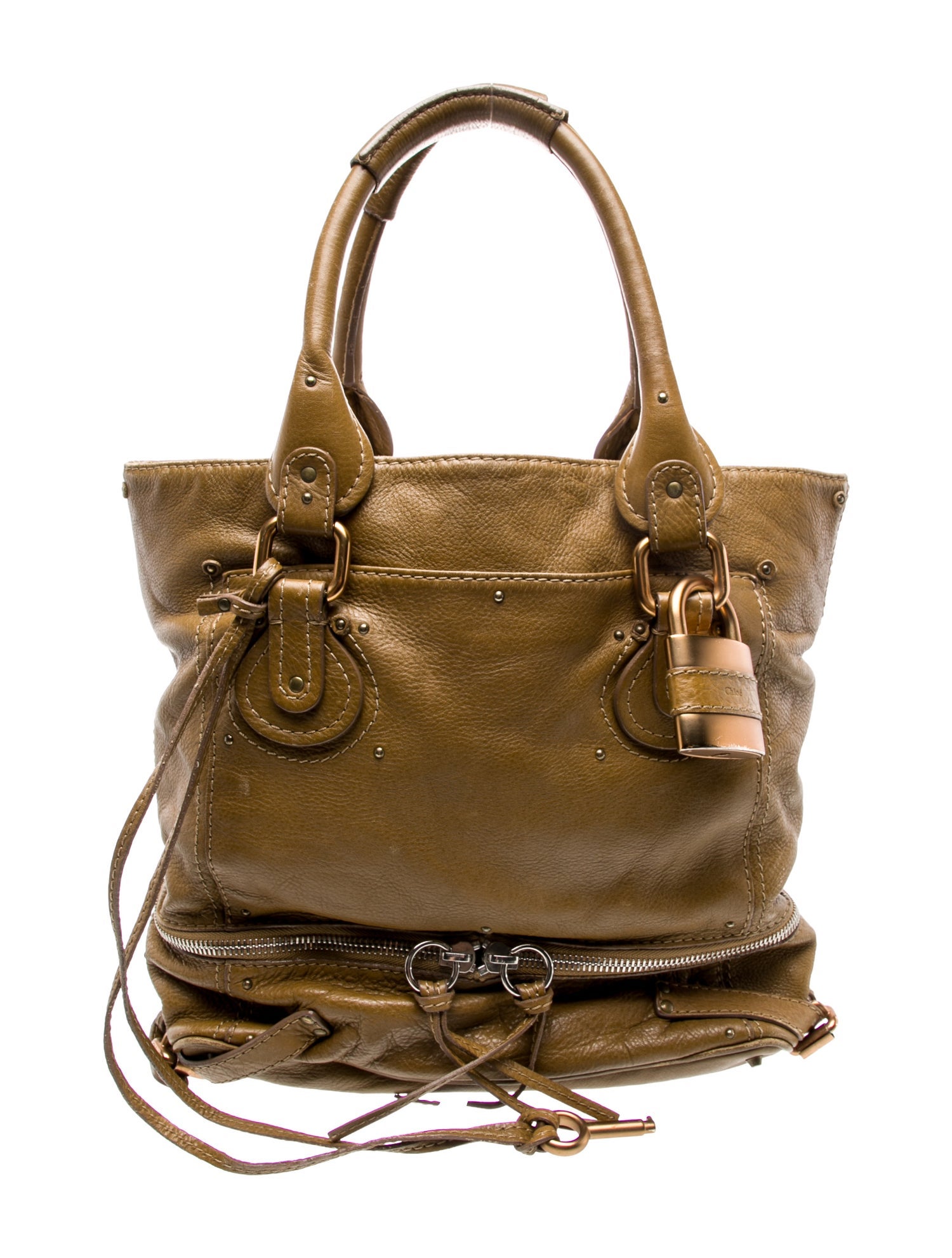 Chloé Leather Top Handle Bag