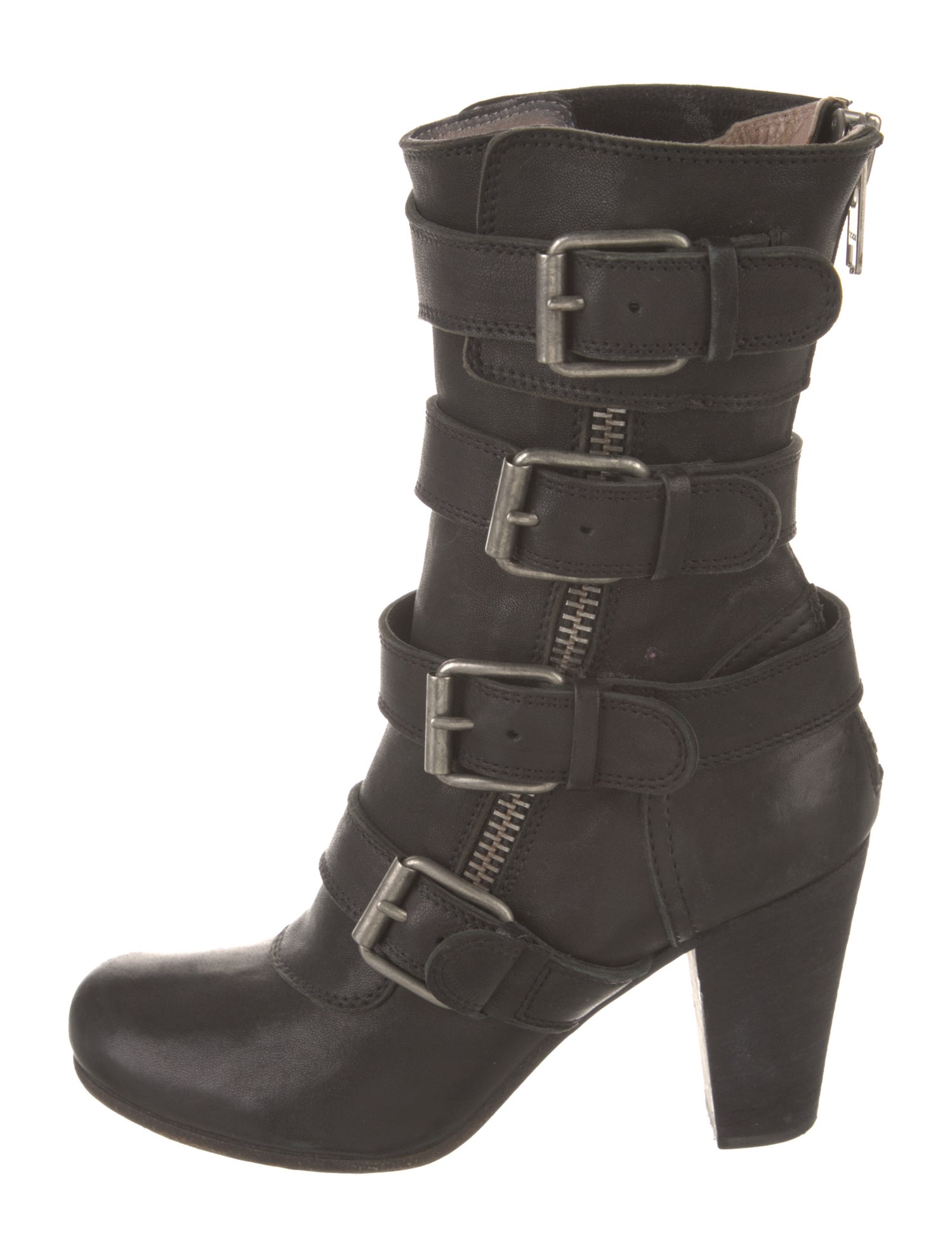 Chloé Leather Moto Boots