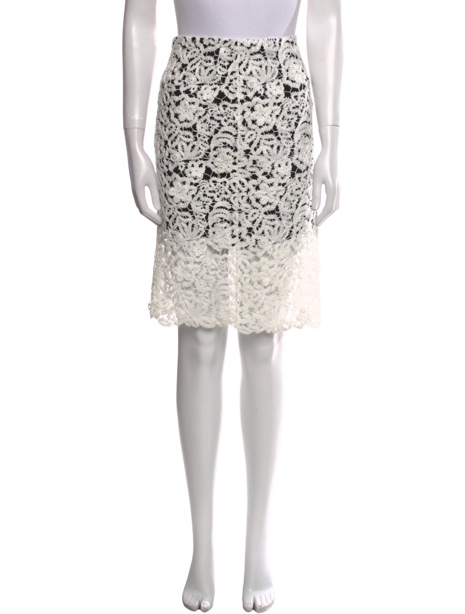 Chloé Silk Knee-Length Skirt w/ Tags