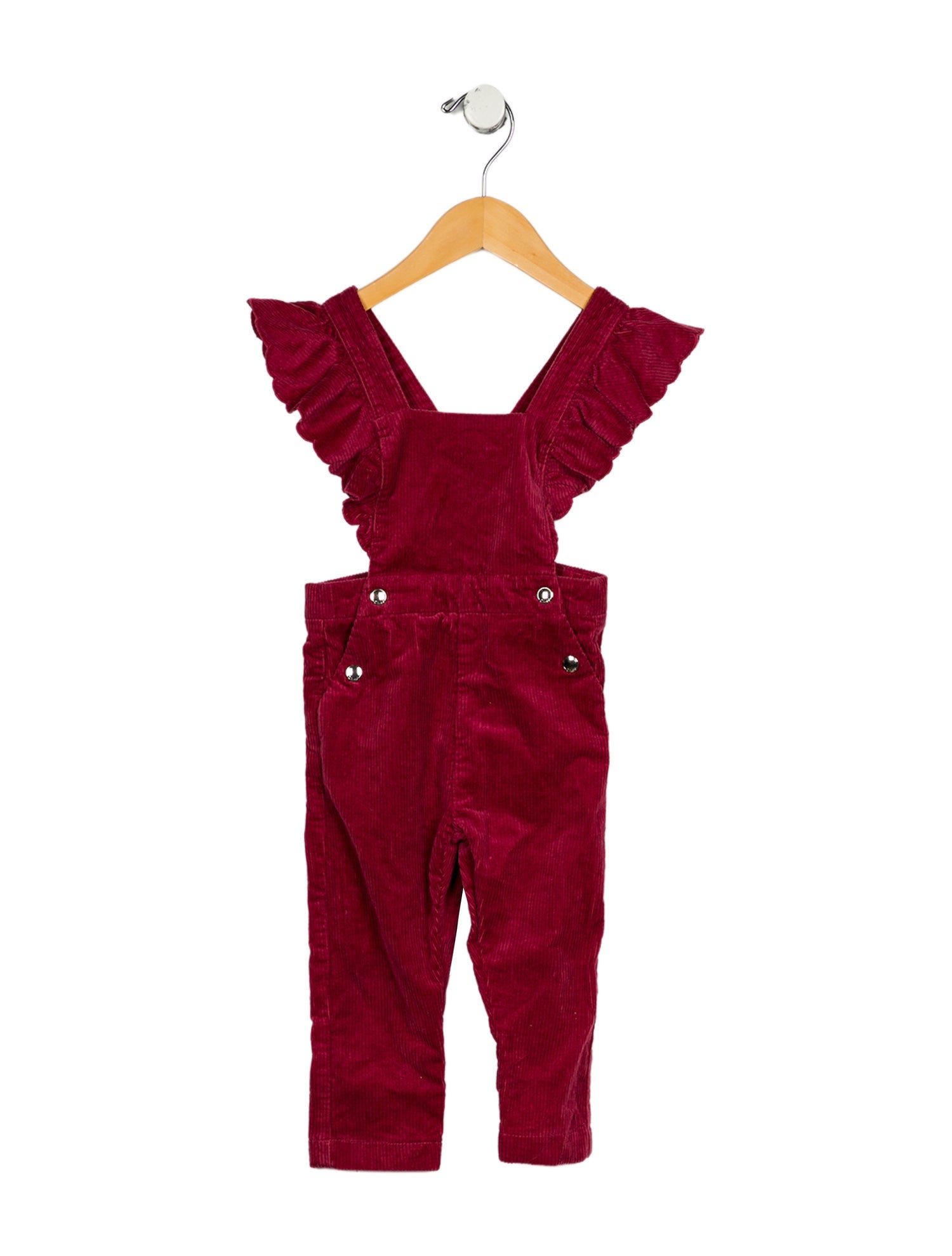 Chloé Toddler Girls' Ribbed Overalls