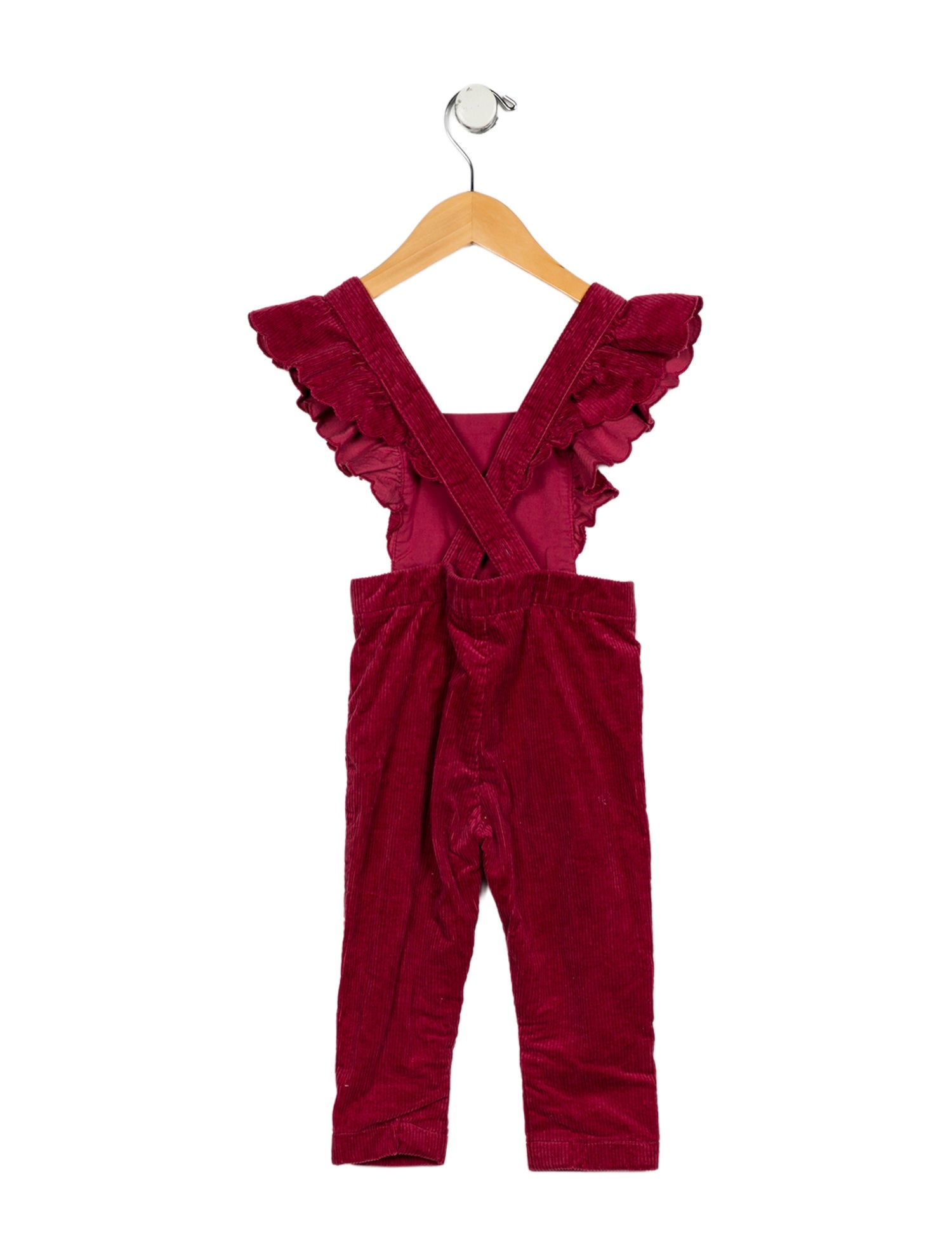 Chloé Toddler Girls' Ribbed Overalls