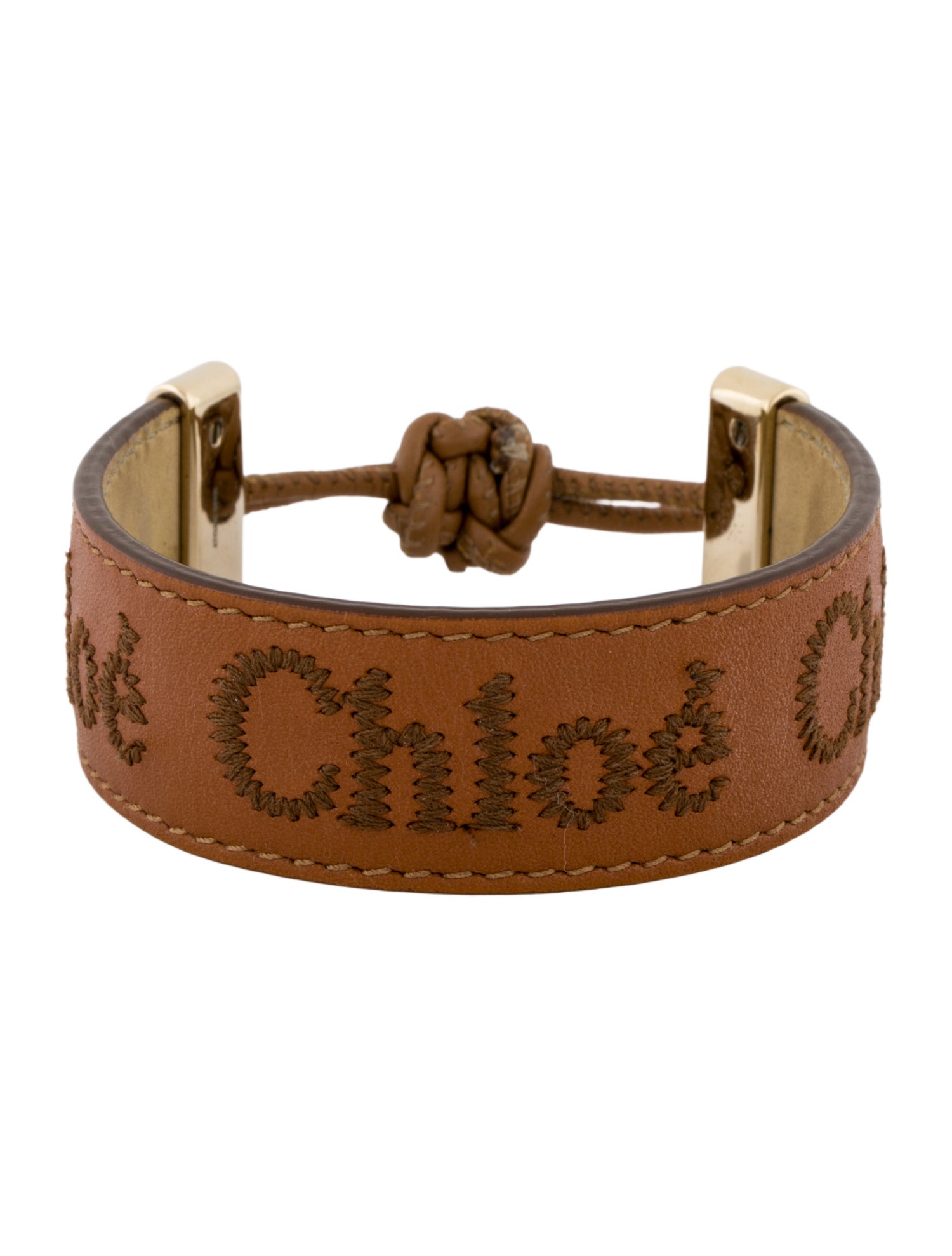 Chloé Leather Wrap Bracelet