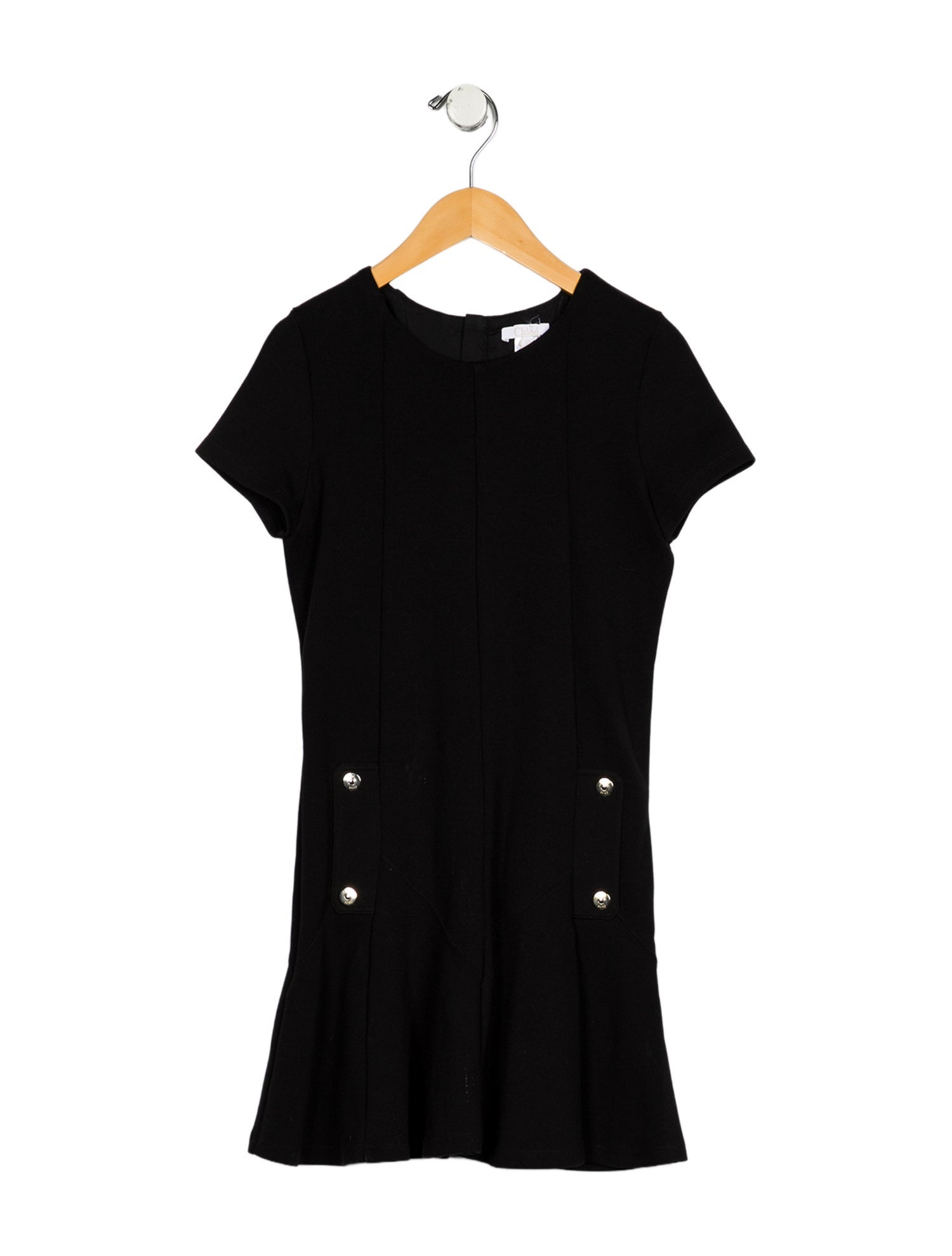 Chloé toddler girls' black dress