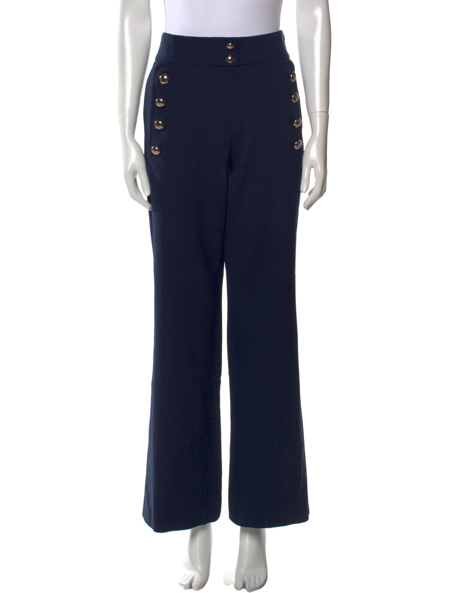 Chloé Virgin Wool Wide Leg Pants