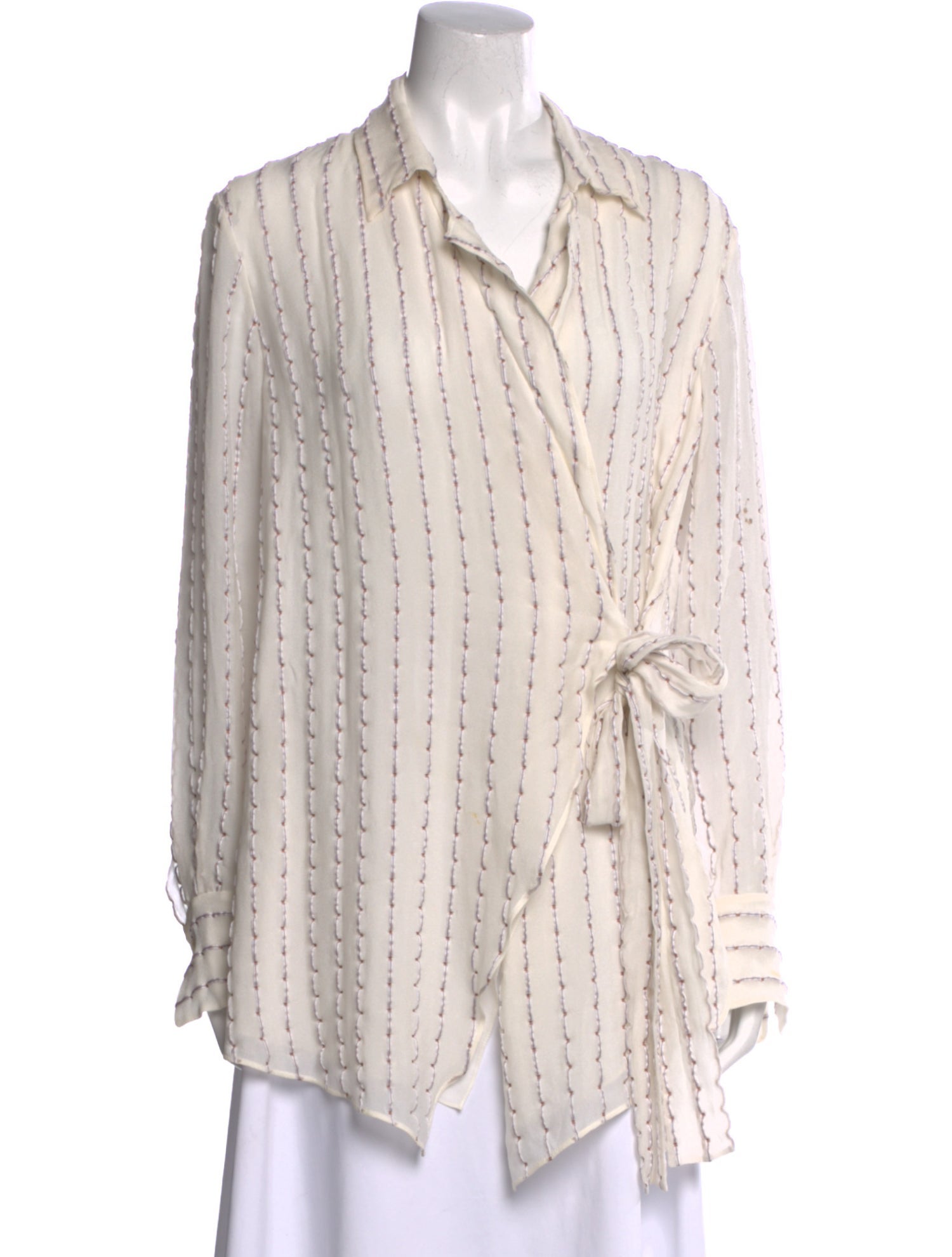 Chloé Silk Striped Tunic
