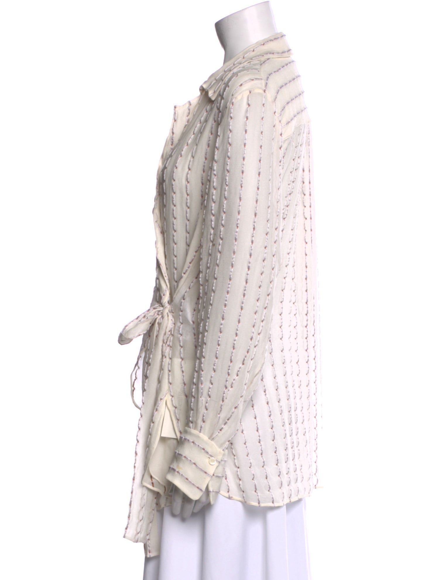 Chloé Silk Striped Tunic