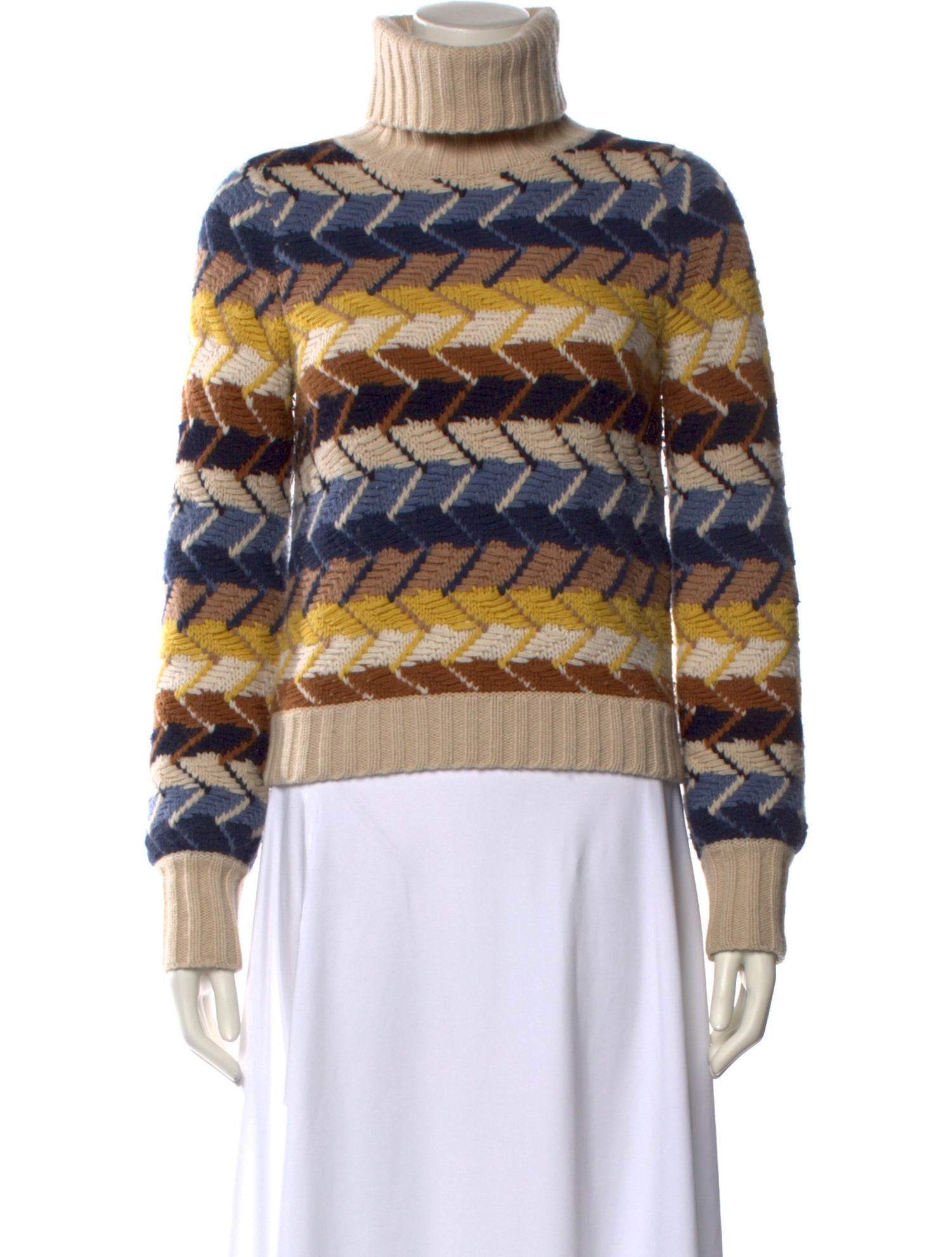 Chloé Merino Wool Printed Sweater