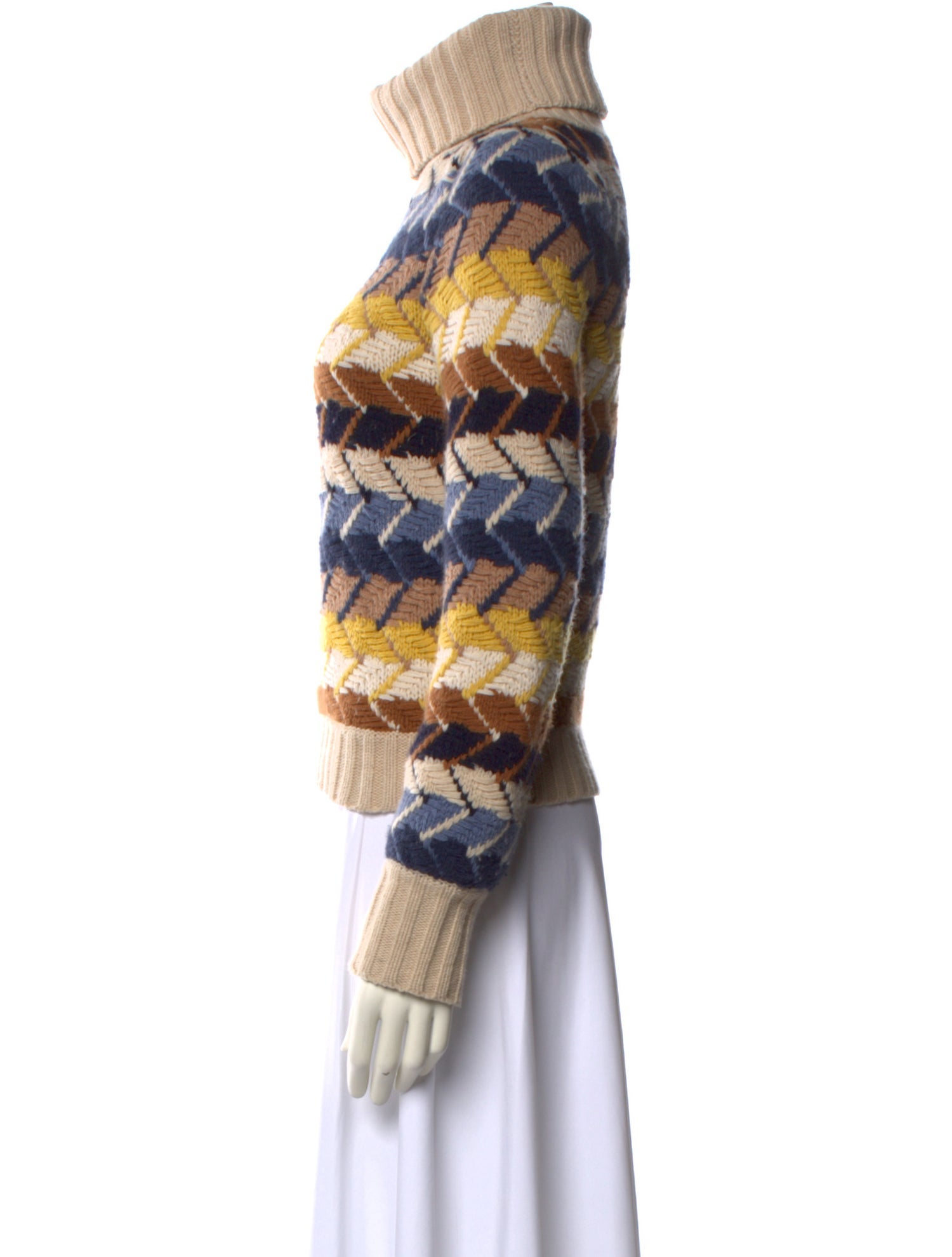 Chloé Merino Wool Printed Sweater