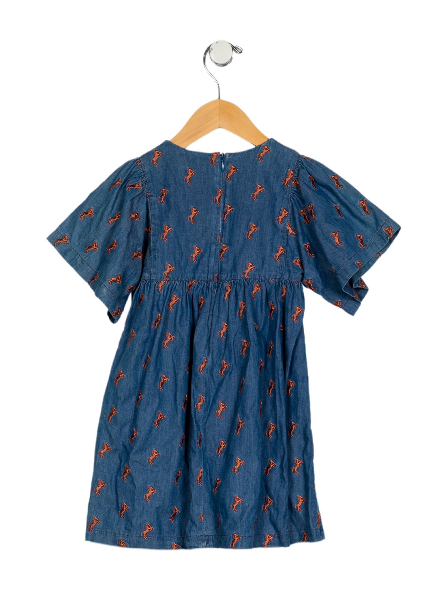 Chloé Toddler Girls' Embroidered Short Sleeve Dress