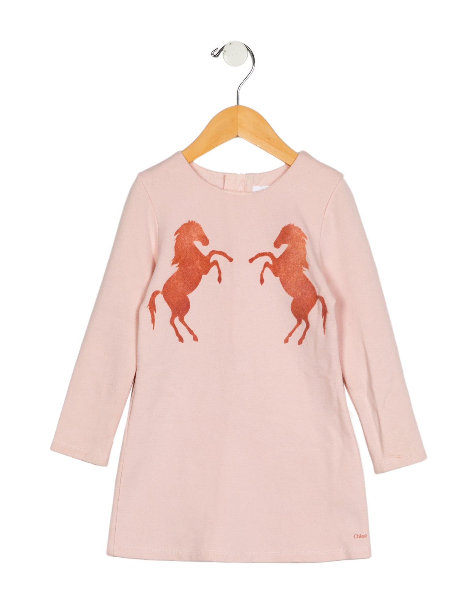 Chloé Toddler Girls Printed Long Sleeve Dress