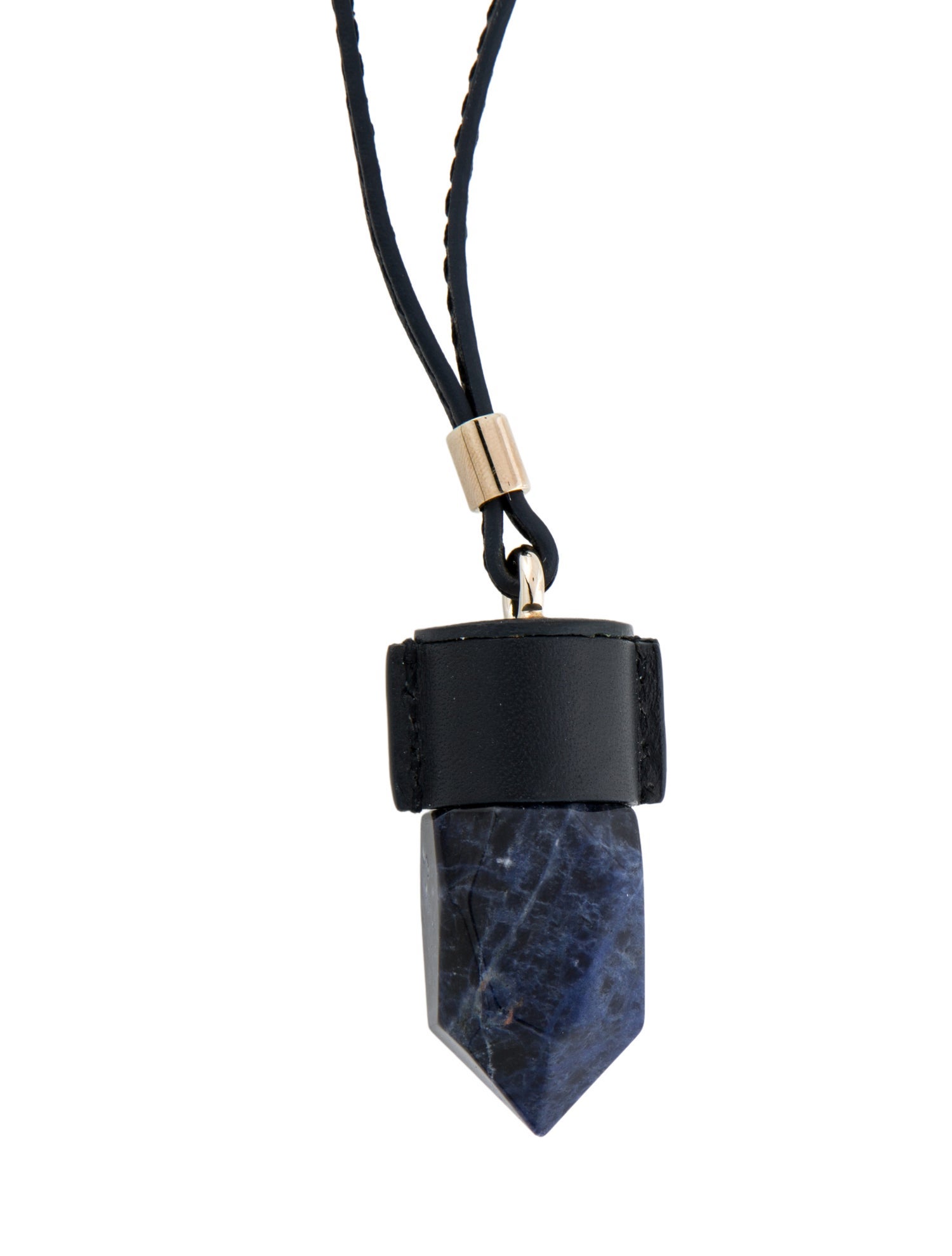 Chloé Jemma Soladite And Leather Pendant Necklace