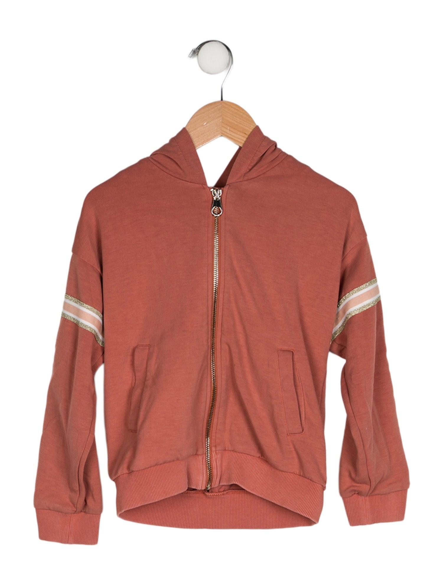 Chloé Graphic Print Trim Casual Jacket