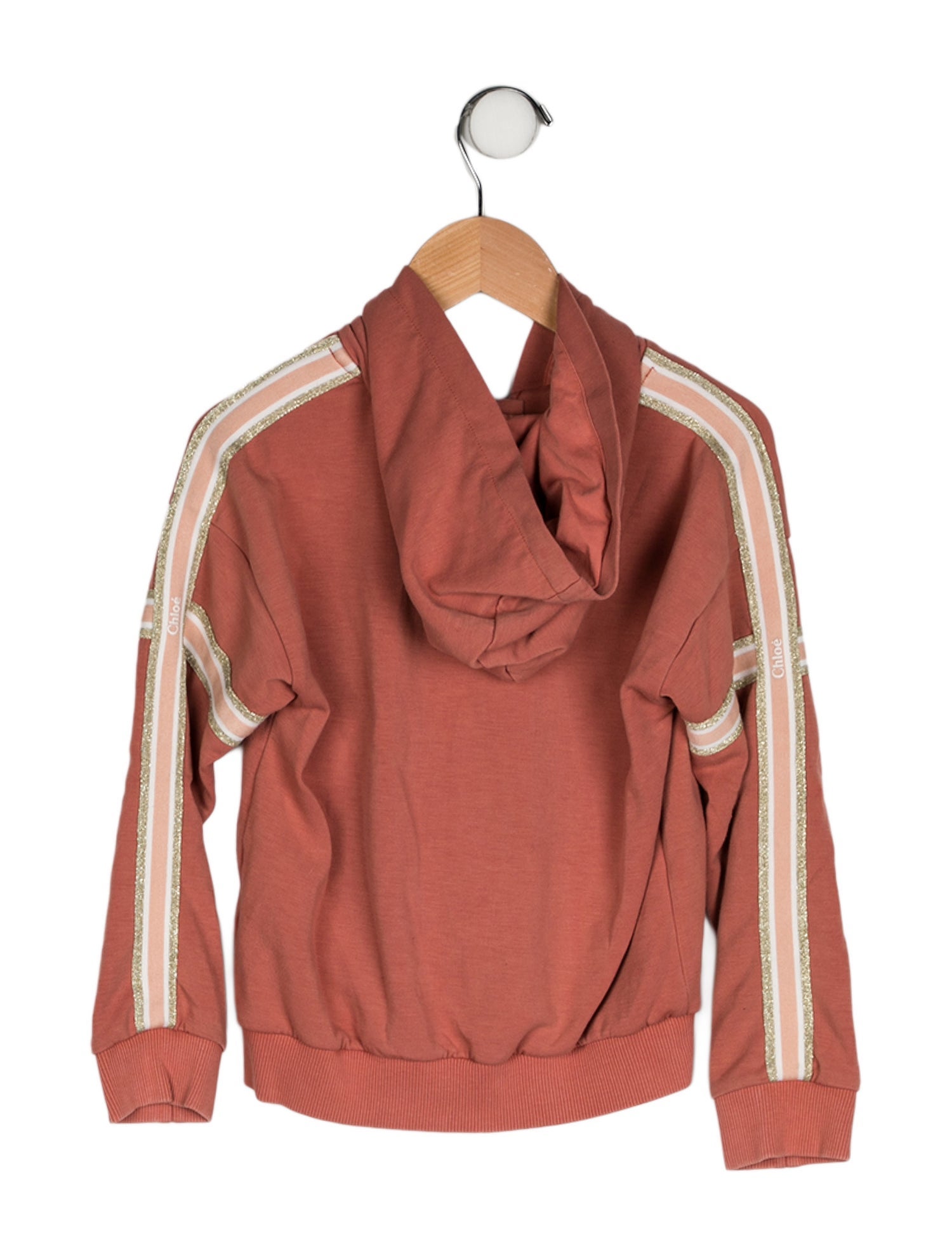 Chloé Graphic Print Trim Casual Jacket