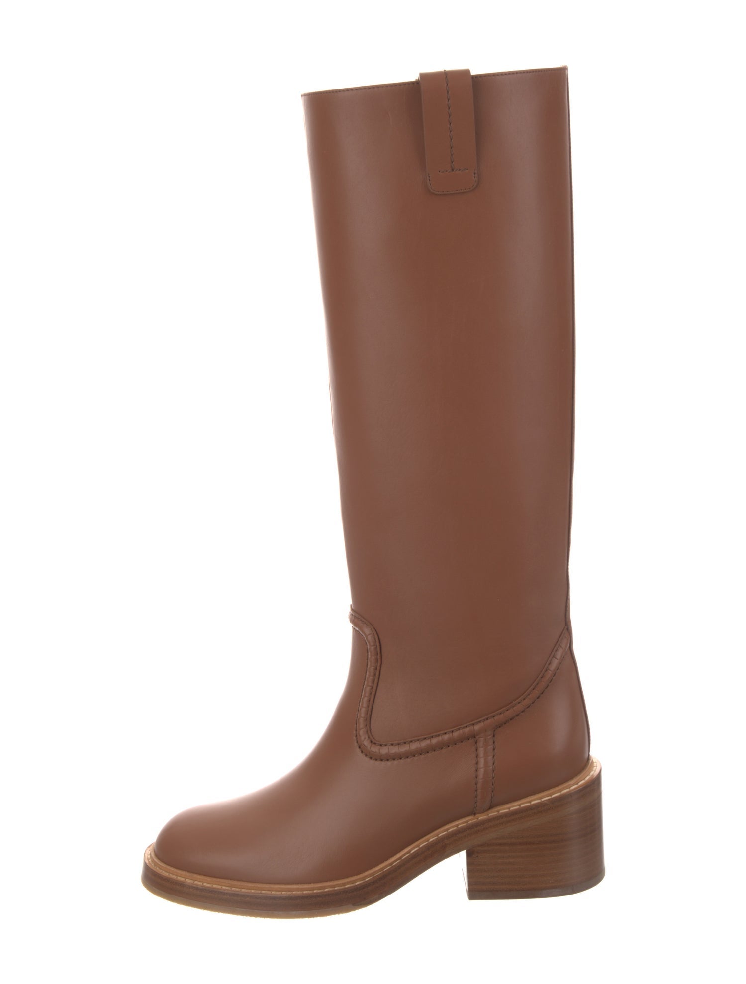 Chloé Leather Riding Boots